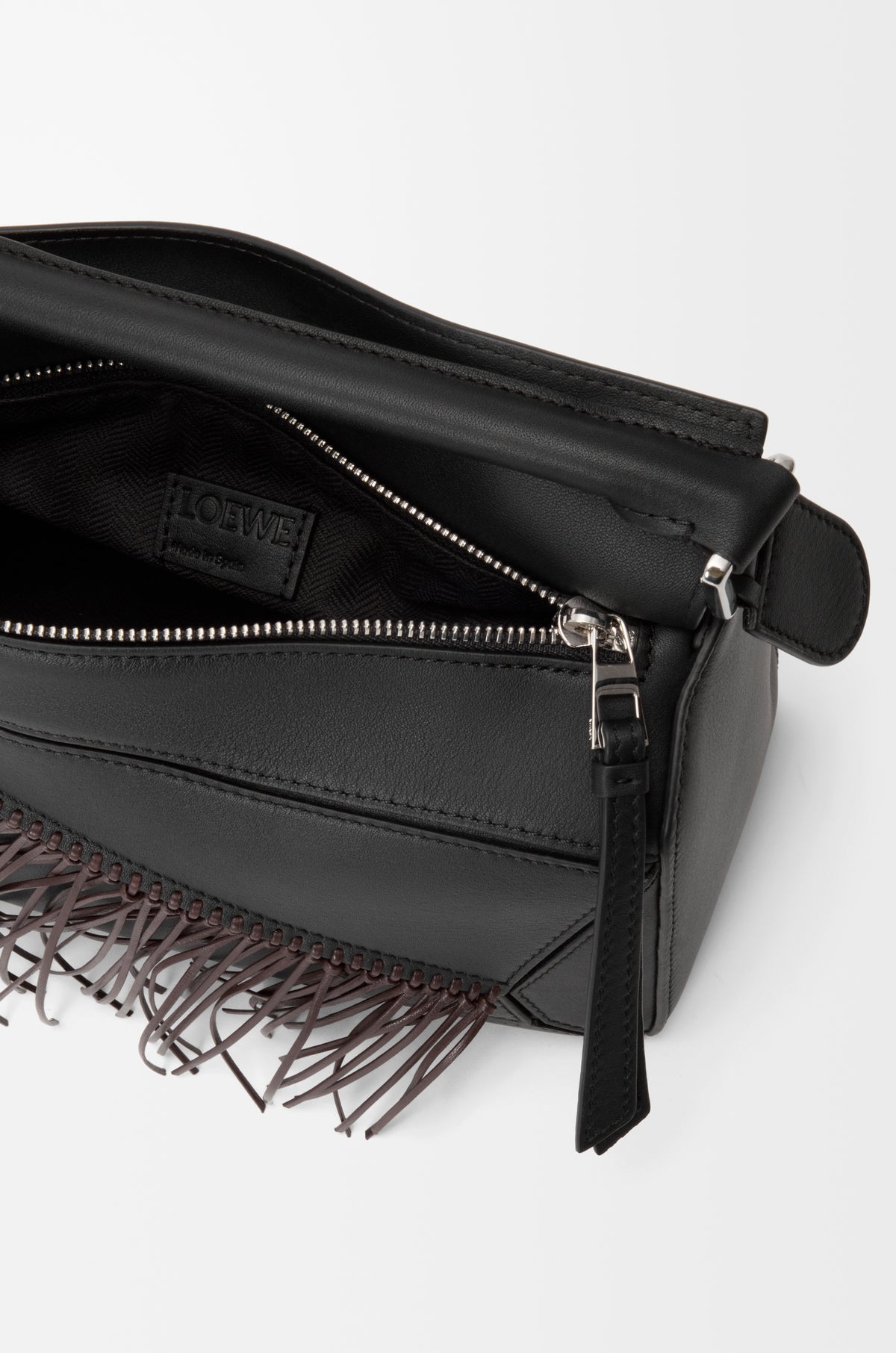 Loewe Fringe small Puzzle bag in classic calfskin