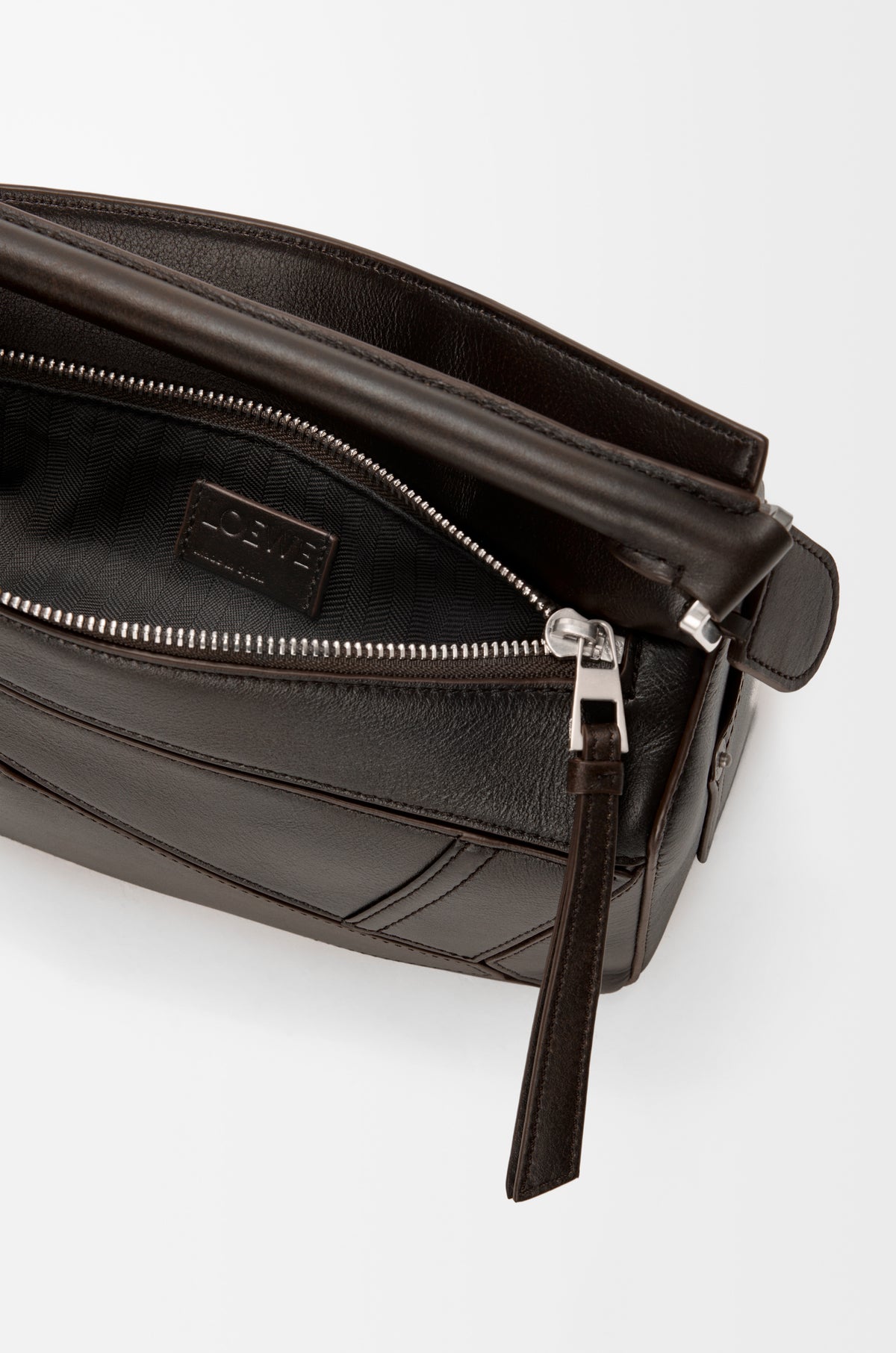 Loewe Panta small Puzzle bag in shiny calfskin
