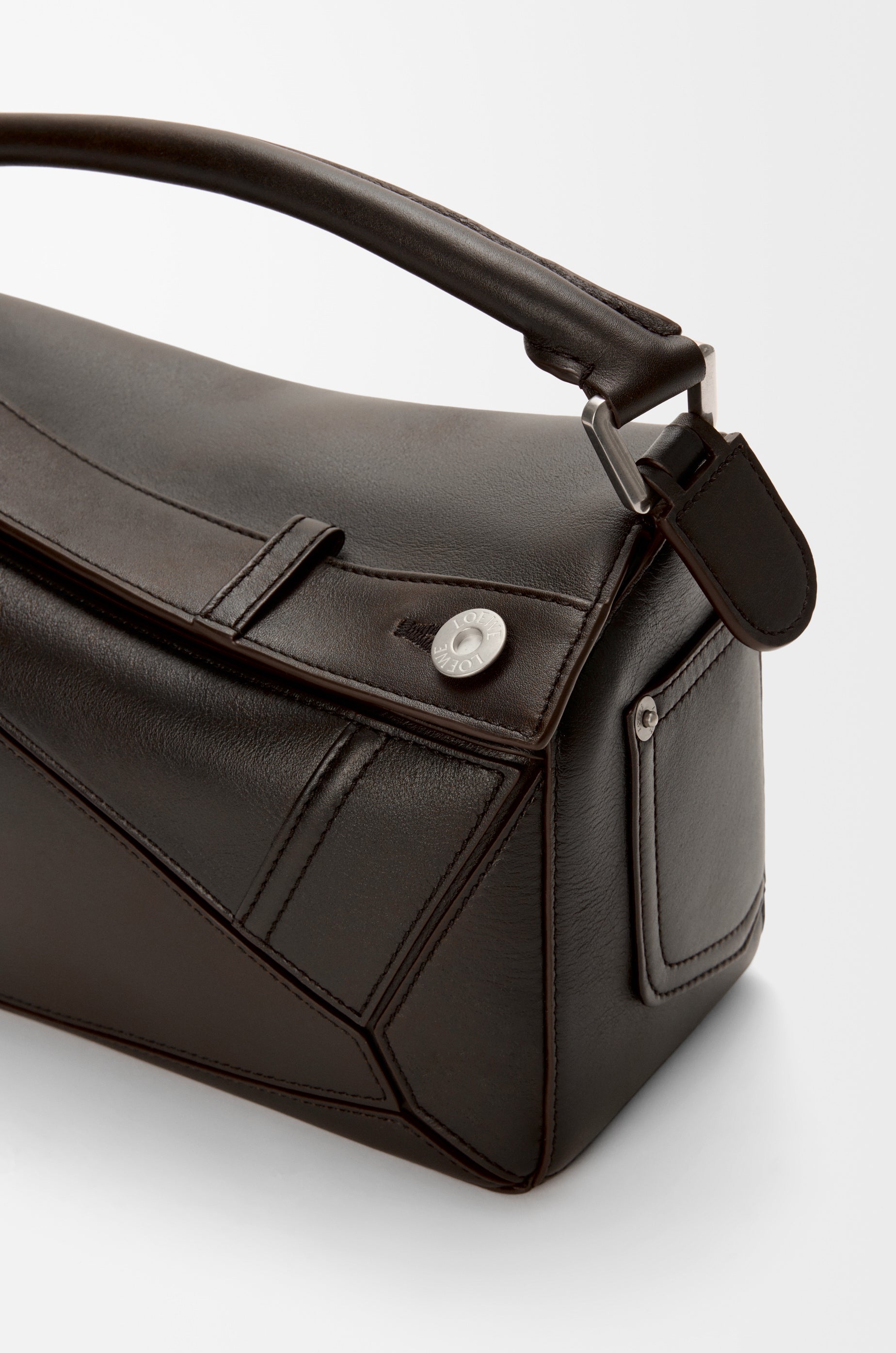 Loewe Panta small Puzzle bag in shiny calfskin