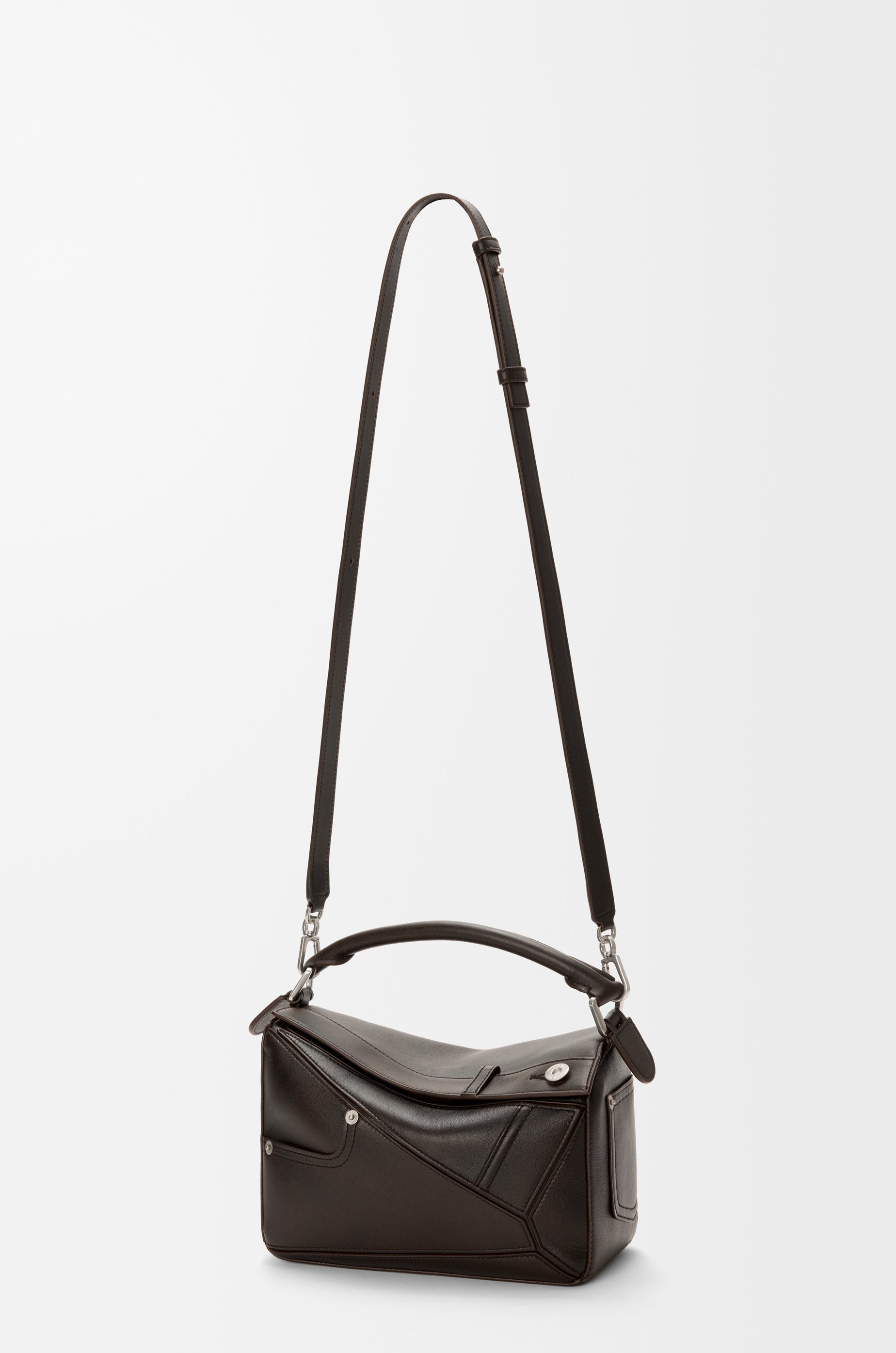 Loewe Panta small Puzzle bag in shiny calfskin