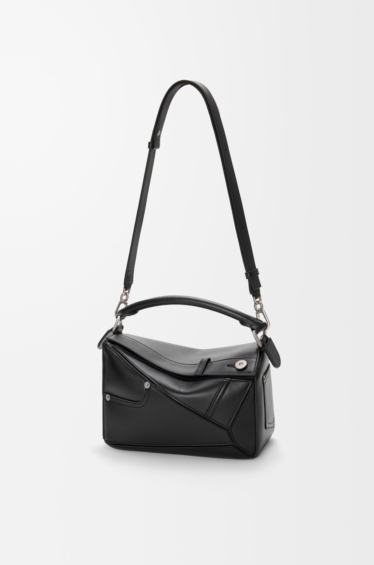 Loewe Panta small Puzzle bag in shiny calfskin