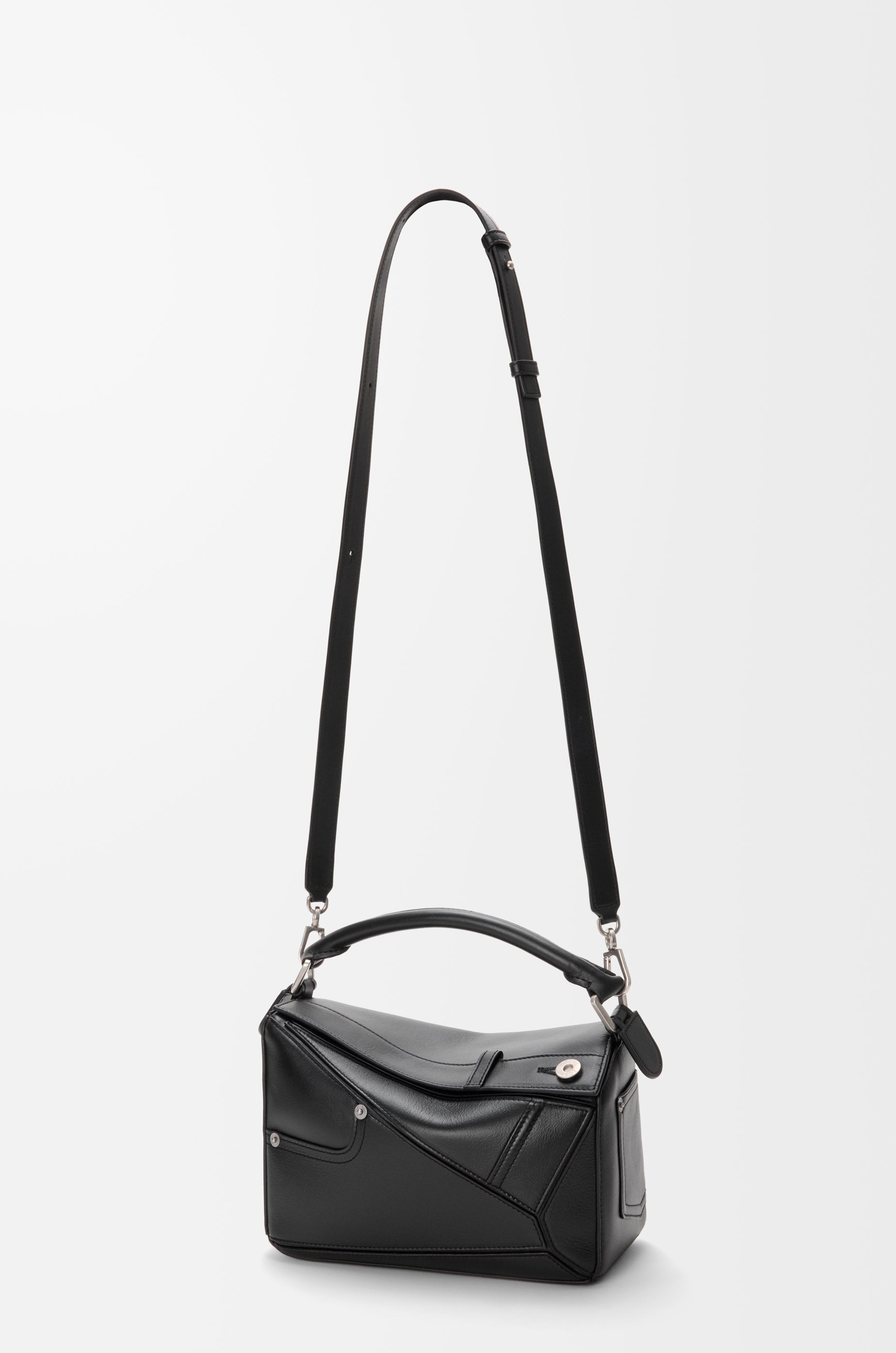 Loewe Panta small Puzzle bag in shiny calfskin