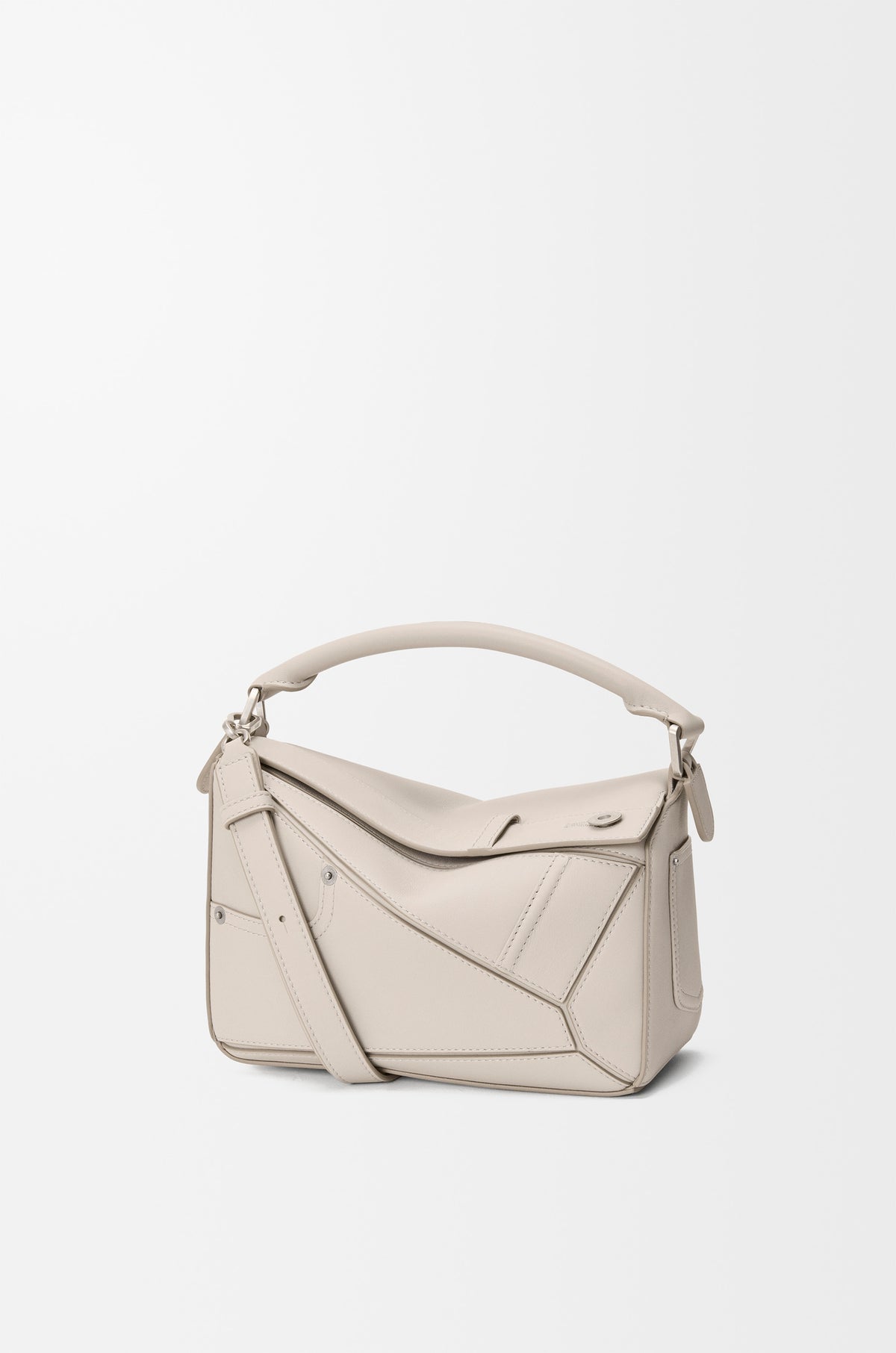 Loewe Panta small Puzzle bag in shiny calfskin