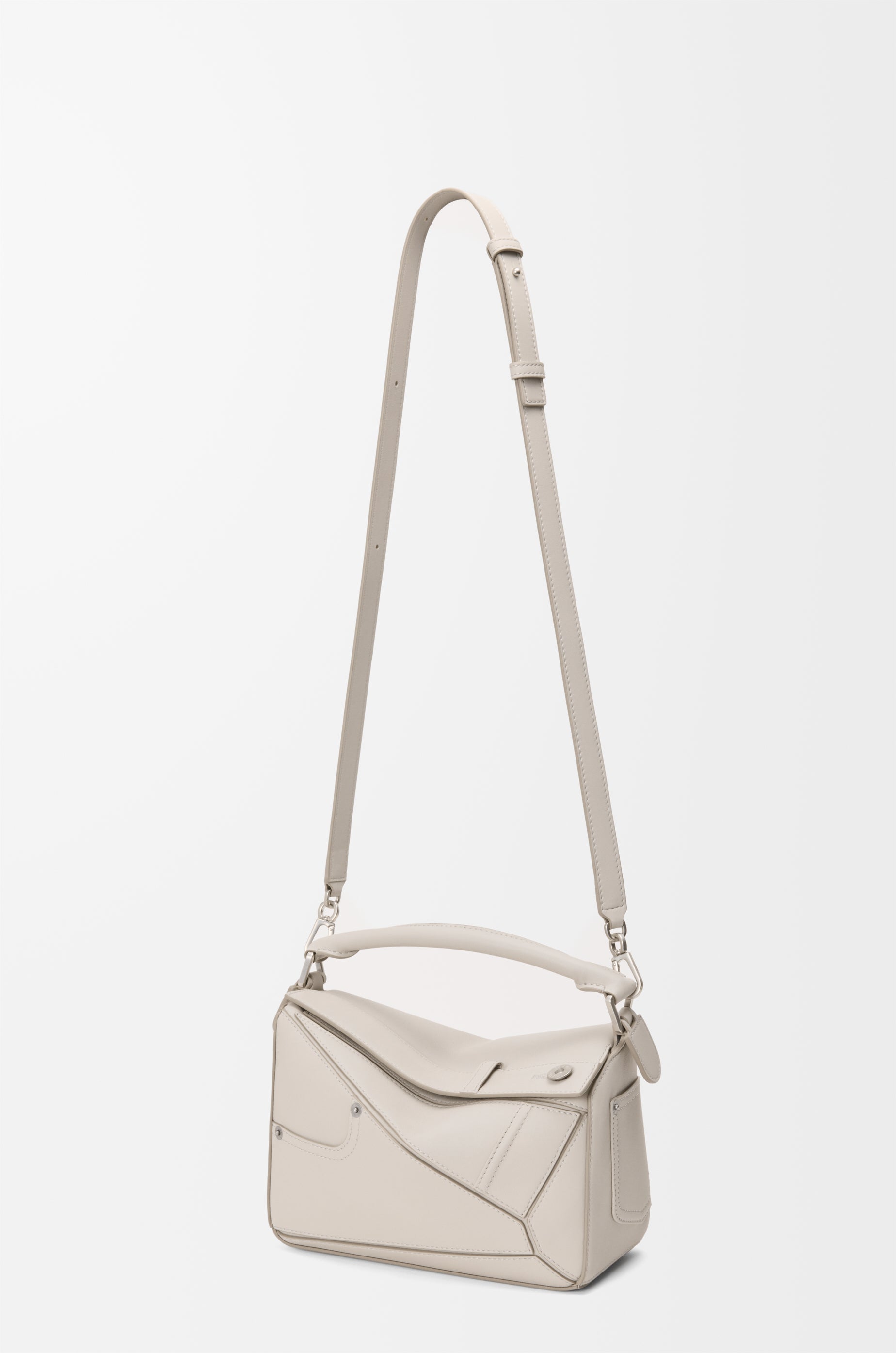 Loewe Panta small Puzzle bag in shiny calfskin