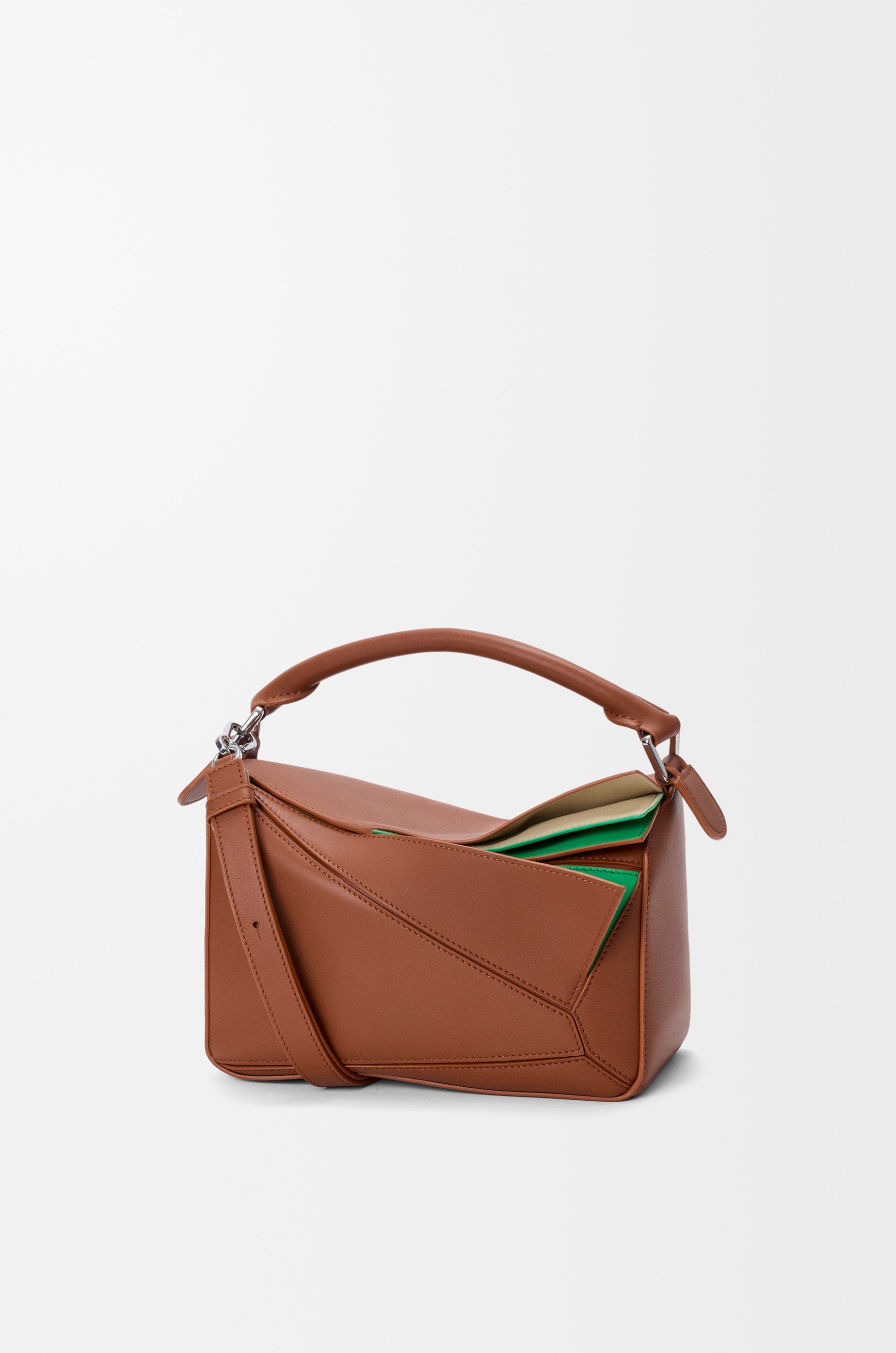 Loewe Small layered Puzzle bag in classic calfskin