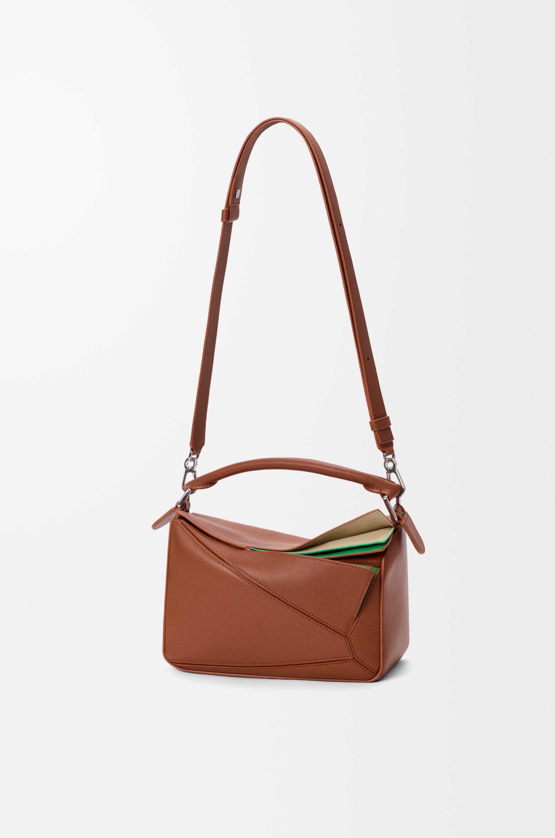 Loewe Small layered Puzzle bag in classic calfskin