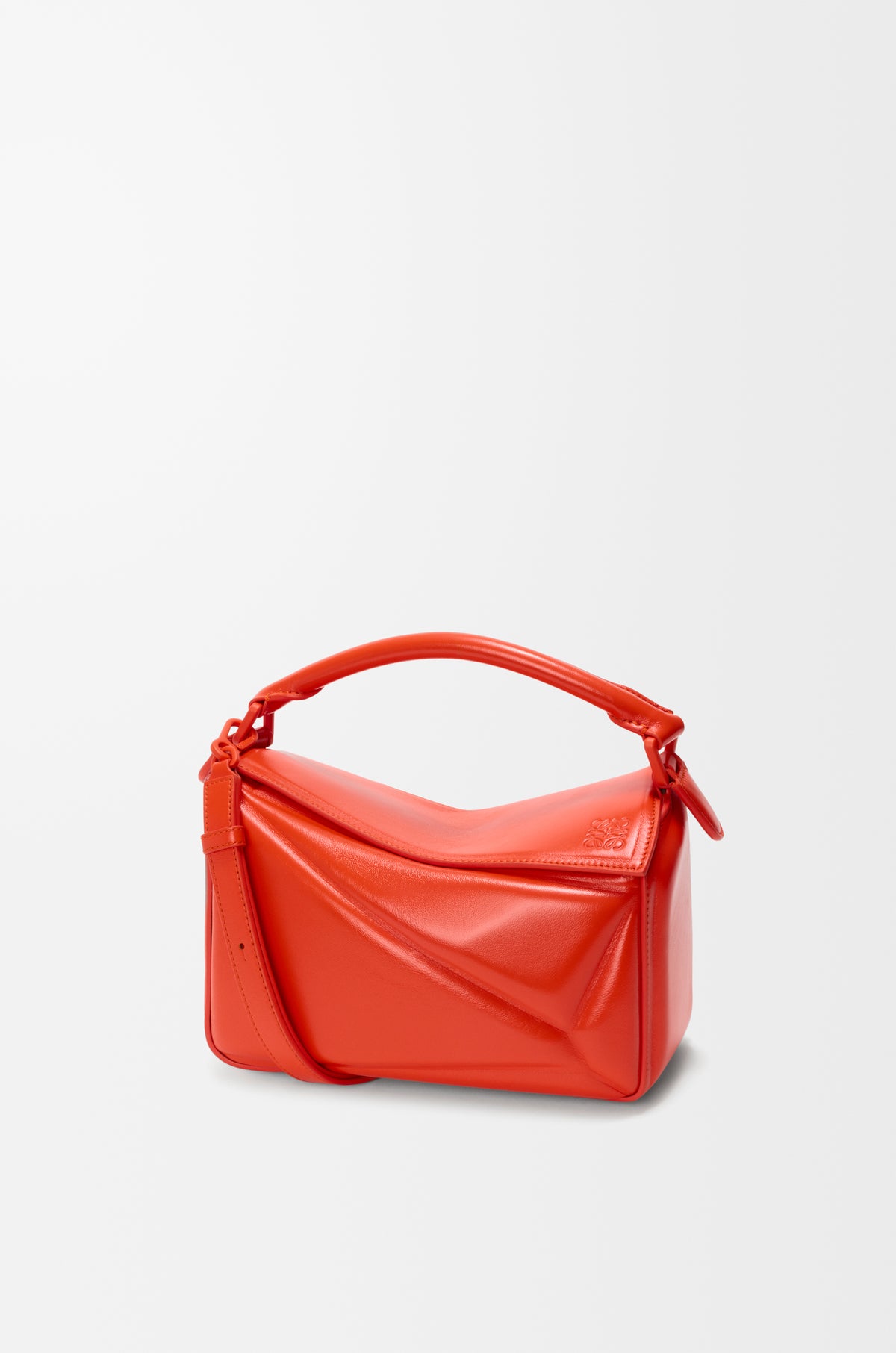 Loewe Small Puzzle Blown bag in glossy lambskin
