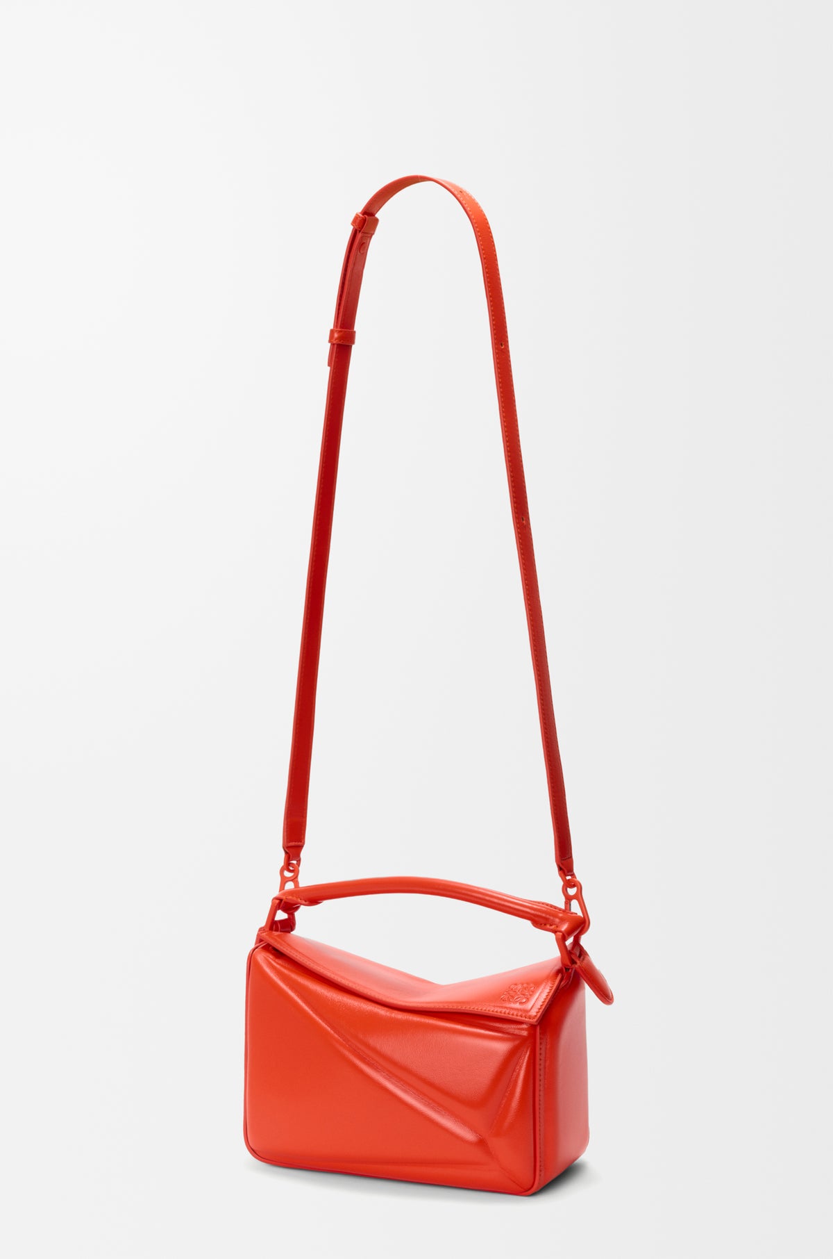Loewe Small Puzzle Blown bag in glossy lambskin