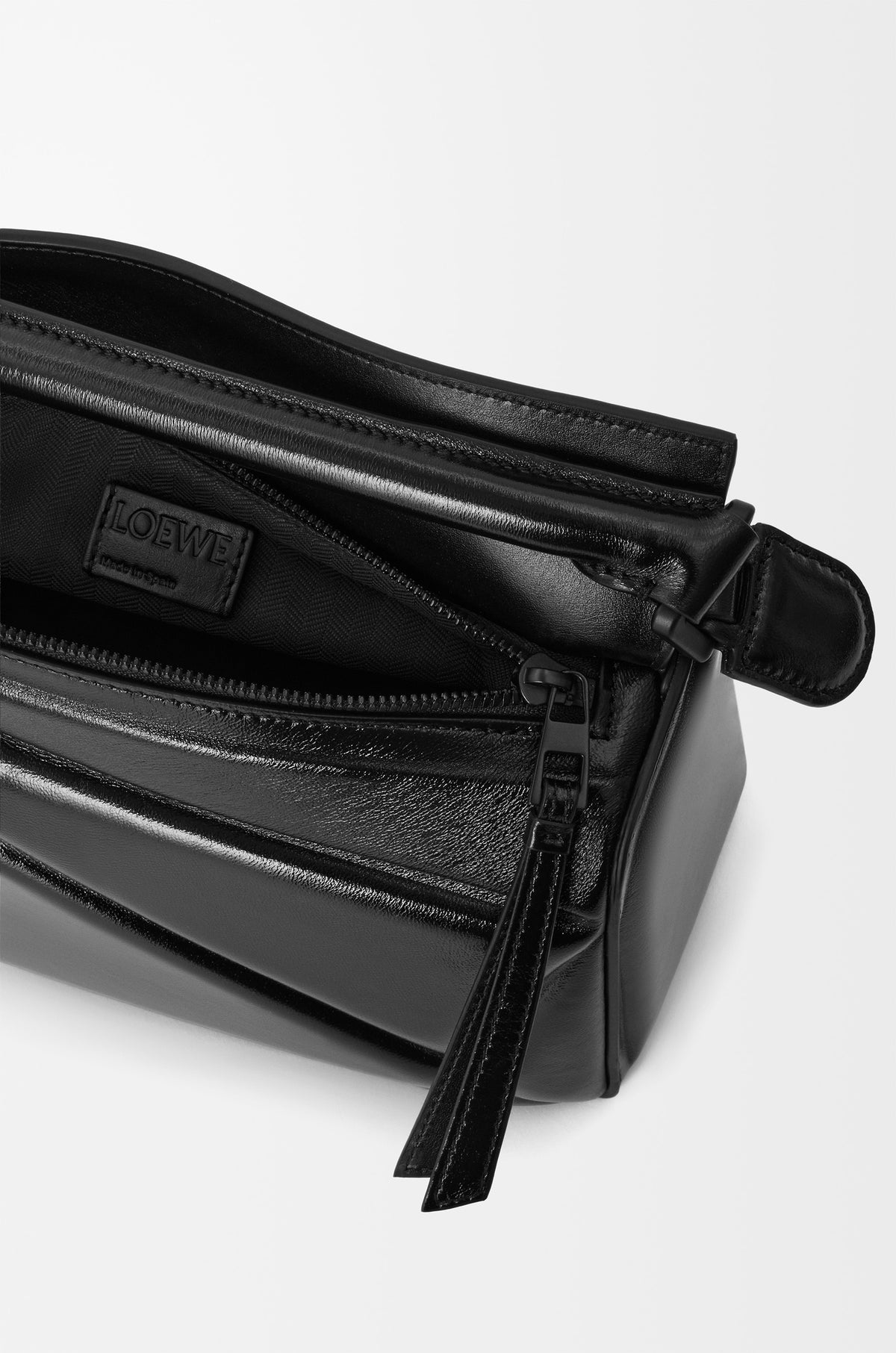 Loewe Small Puzzle Blown bag in glossy lambskin