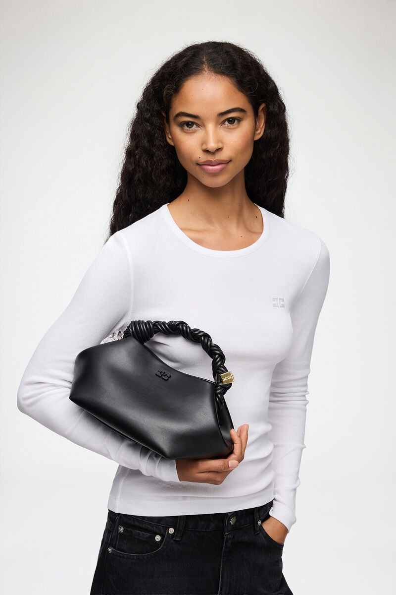 Ganni Black Small Bou Bag
