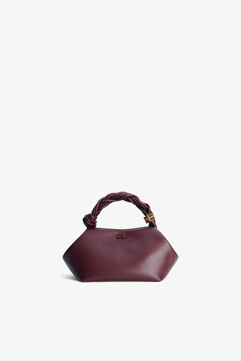 Ganni Burgundy Small Bou Bag