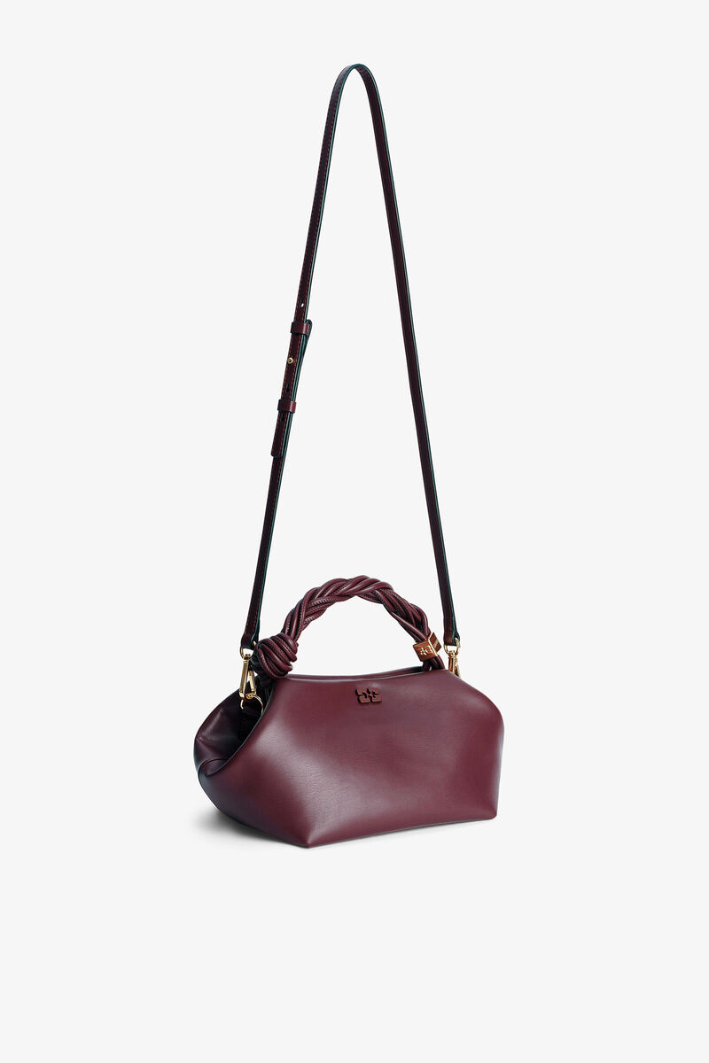 Ganni Burgundy Small Bou Bag