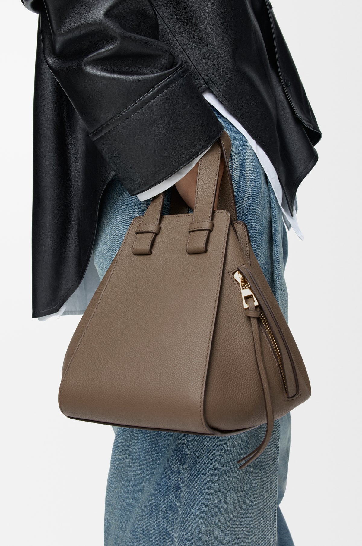 Loewe Compact Hammock bag in soft grained calfskin