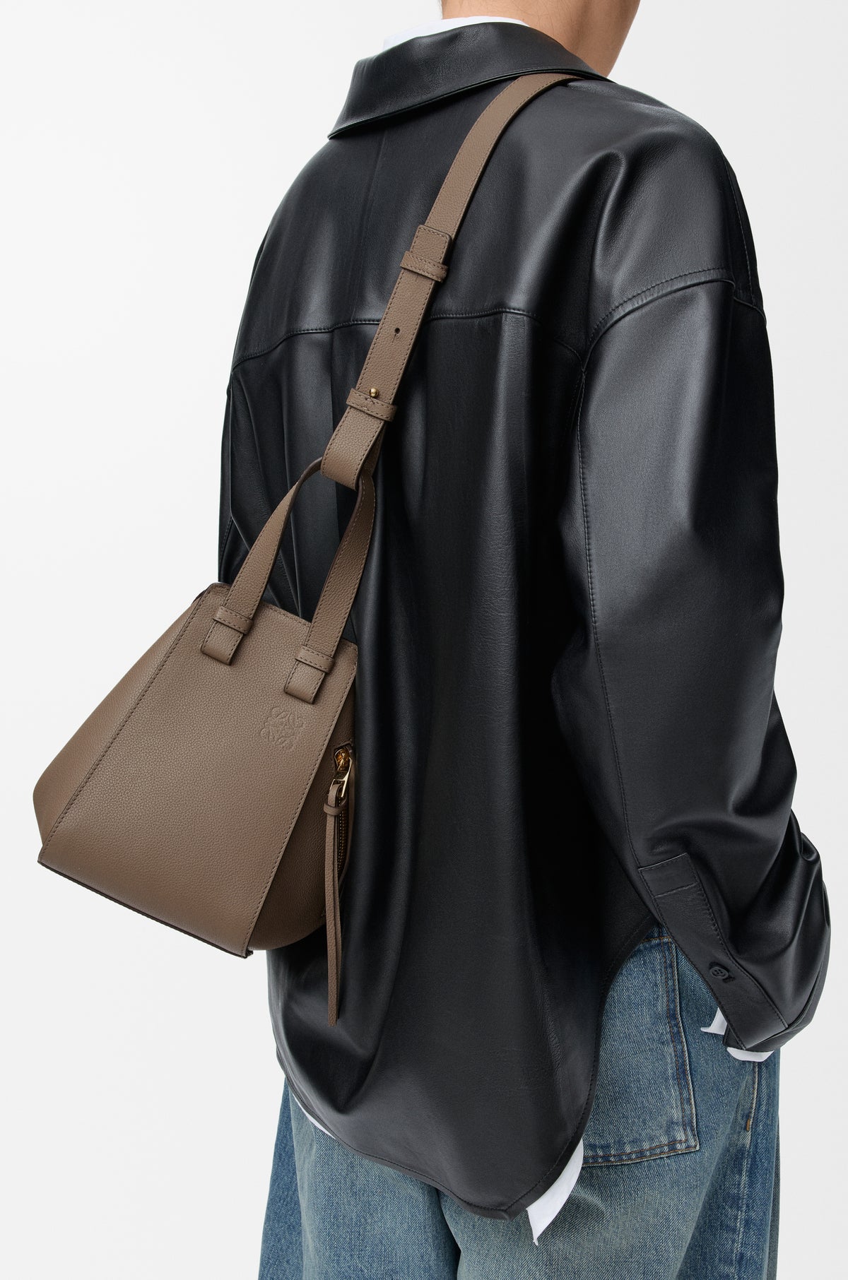 Loewe Compact Hammock bag in soft grained calfskin
