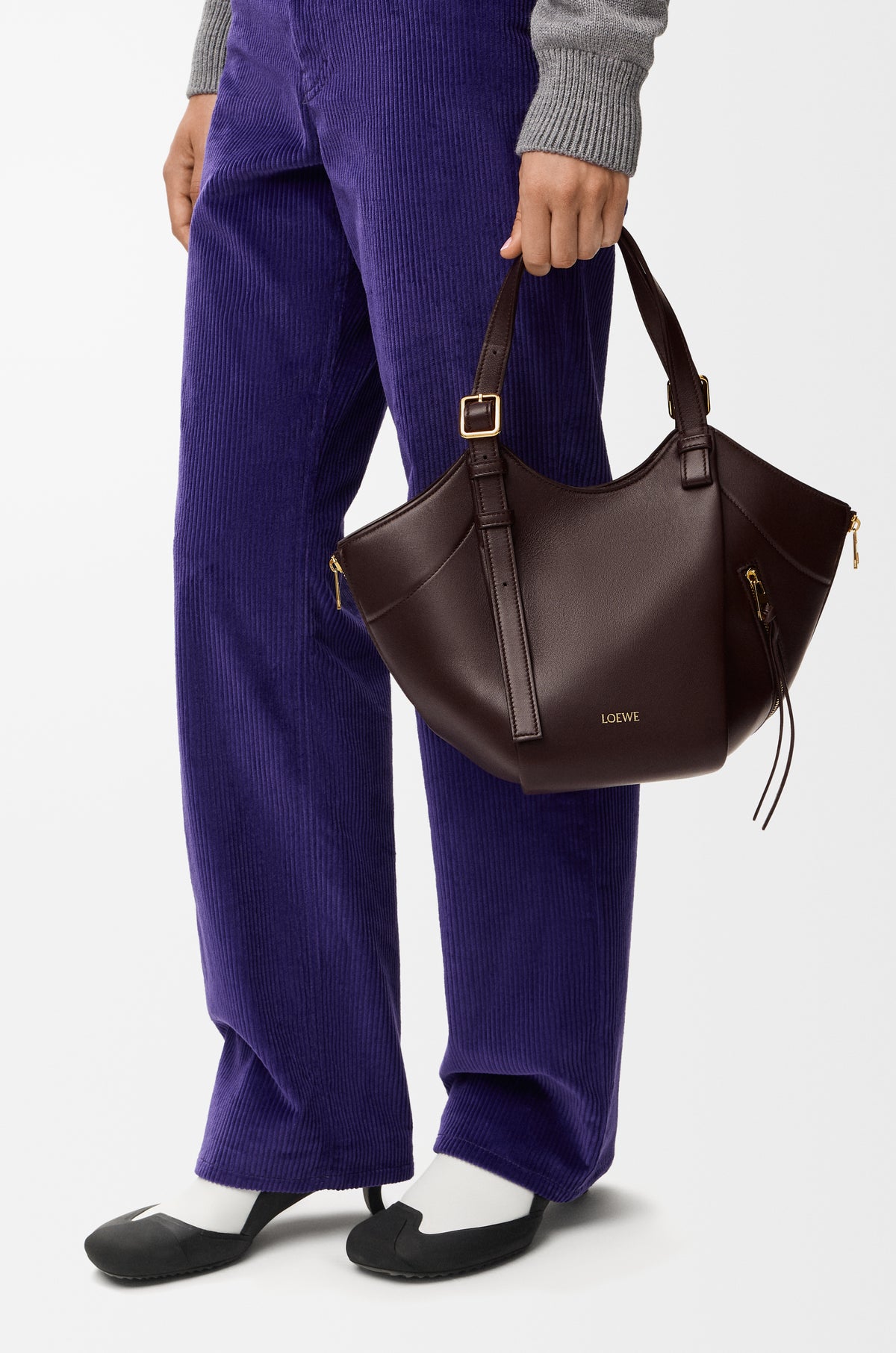 Loewe Hammock Flip bag in classic calfskin