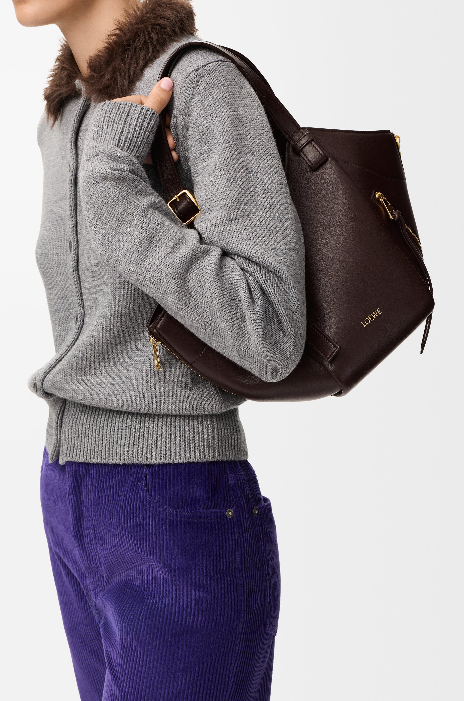 Loewe Hammock Flip bag in classic calfskin