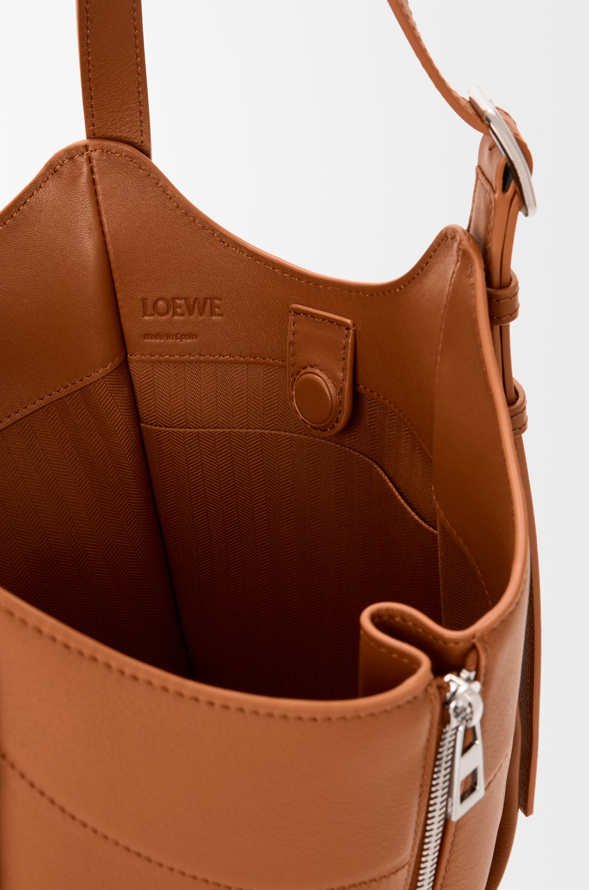 Loewe Hammock Flip bag in classic calfskin