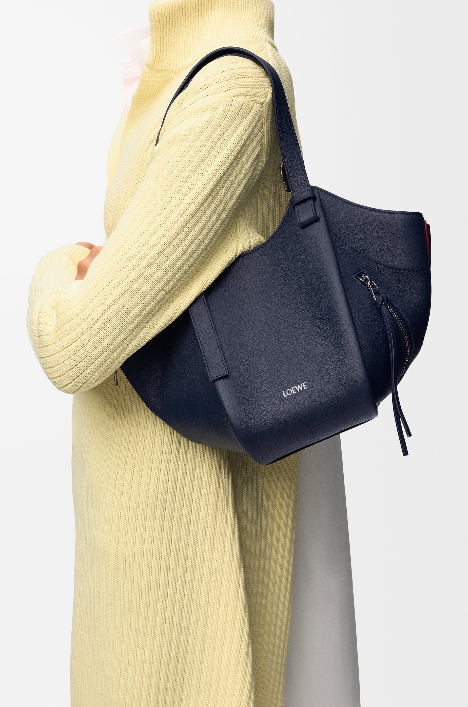 Loewe Layered Hammock Flip bag in classic calfskin