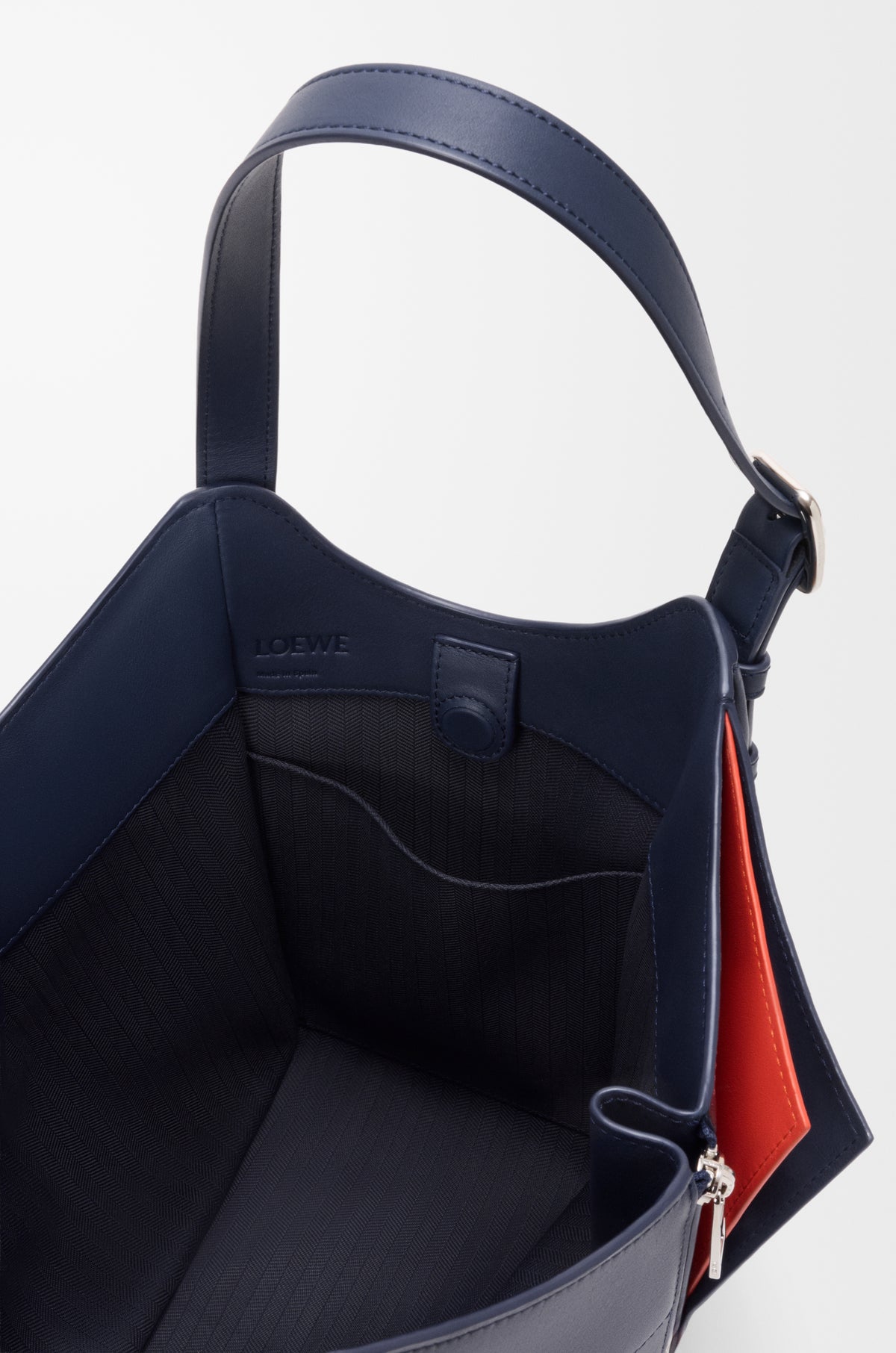 Loewe Layered Hammock Flip bag in classic calfskin