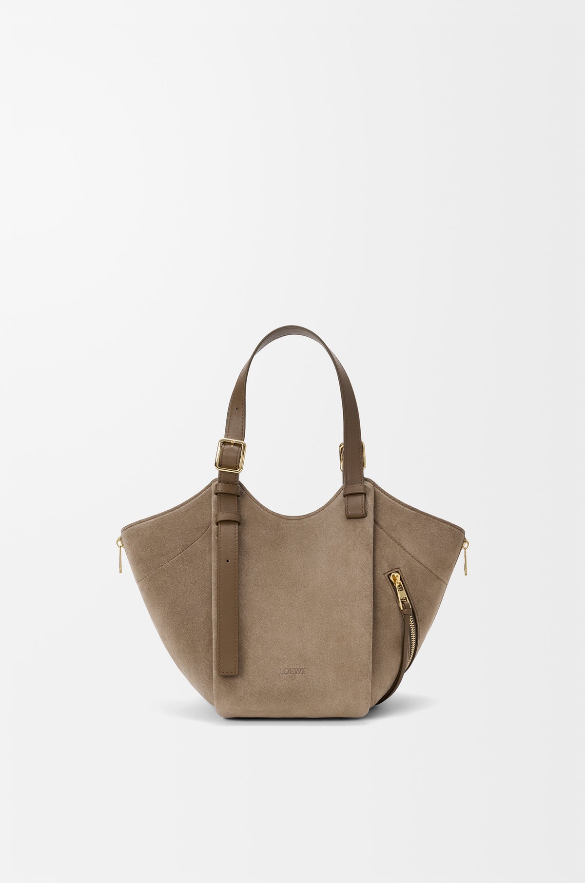 Loewe Hammock Flip bag in suede