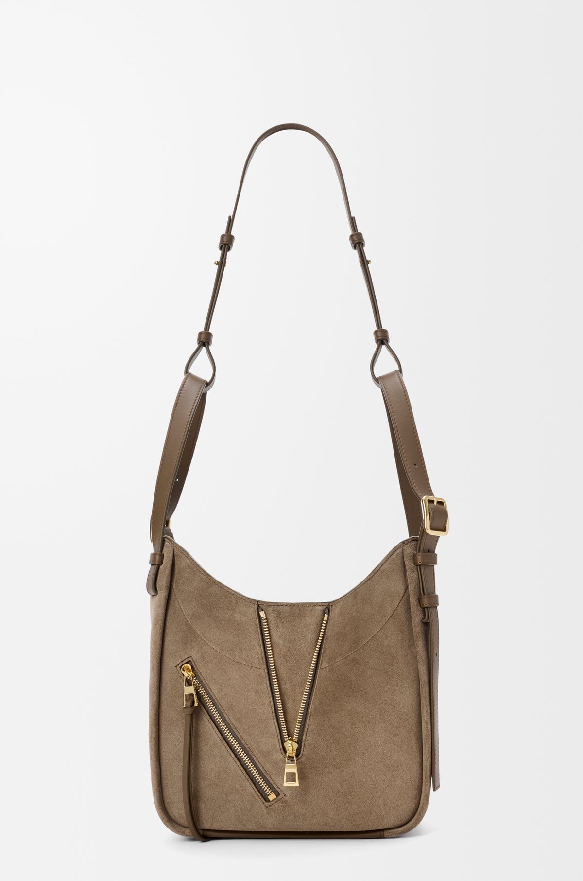 Loewe Hammock Flip bag in suede