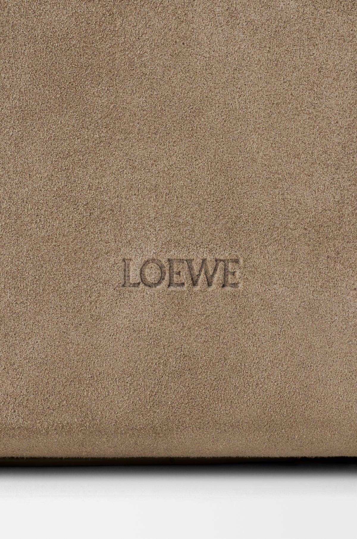 Loewe Hammock Flip bag in suede