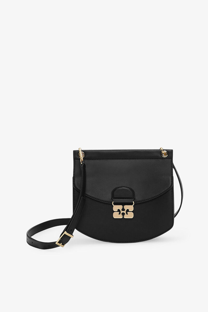 Ganni Black Small Apo-G Bag