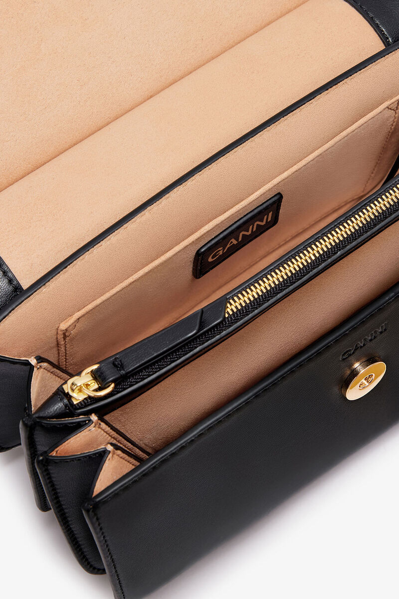 Ganni Black Small Apo-G Bag