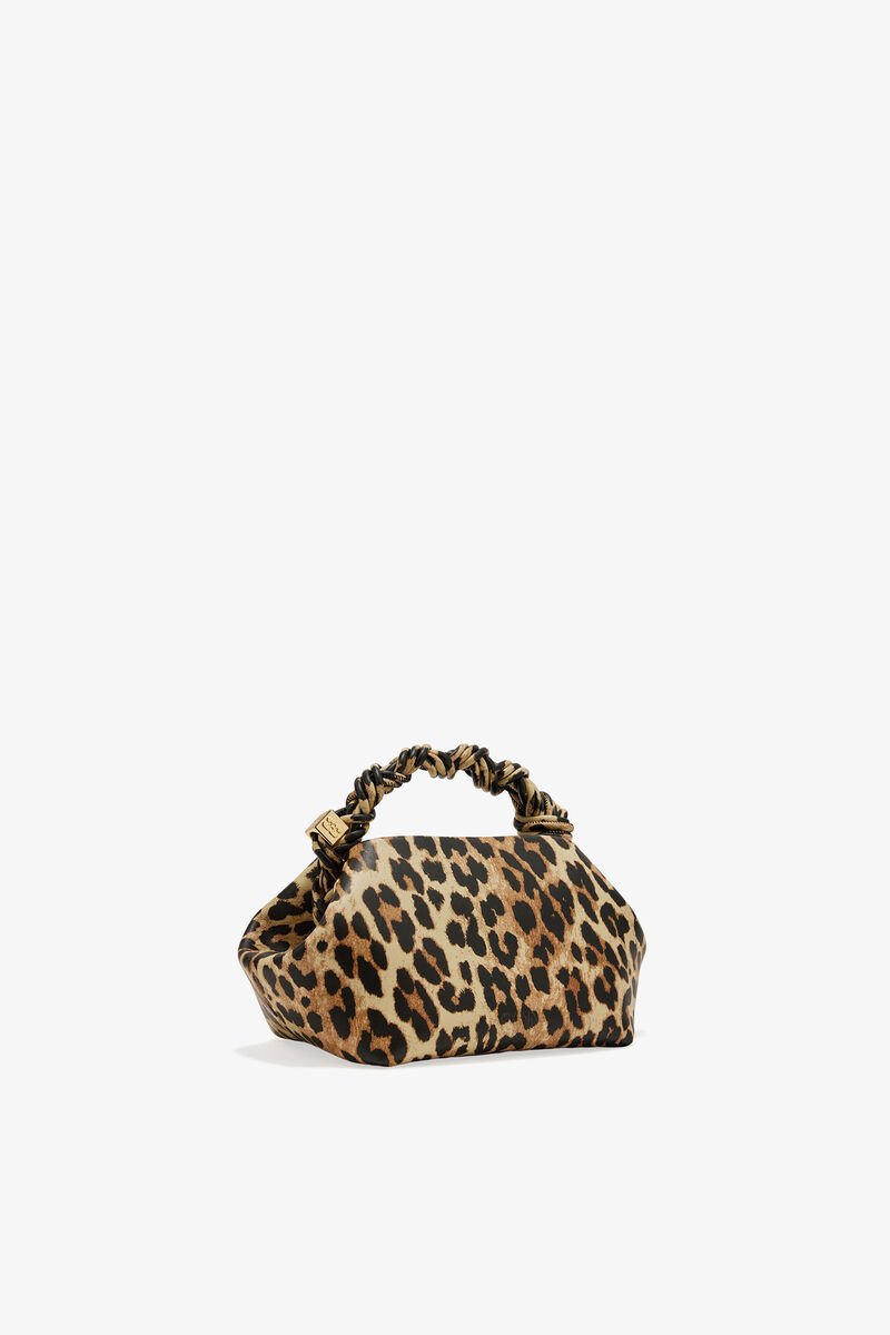 Ganni Leopard Small Bou Bag