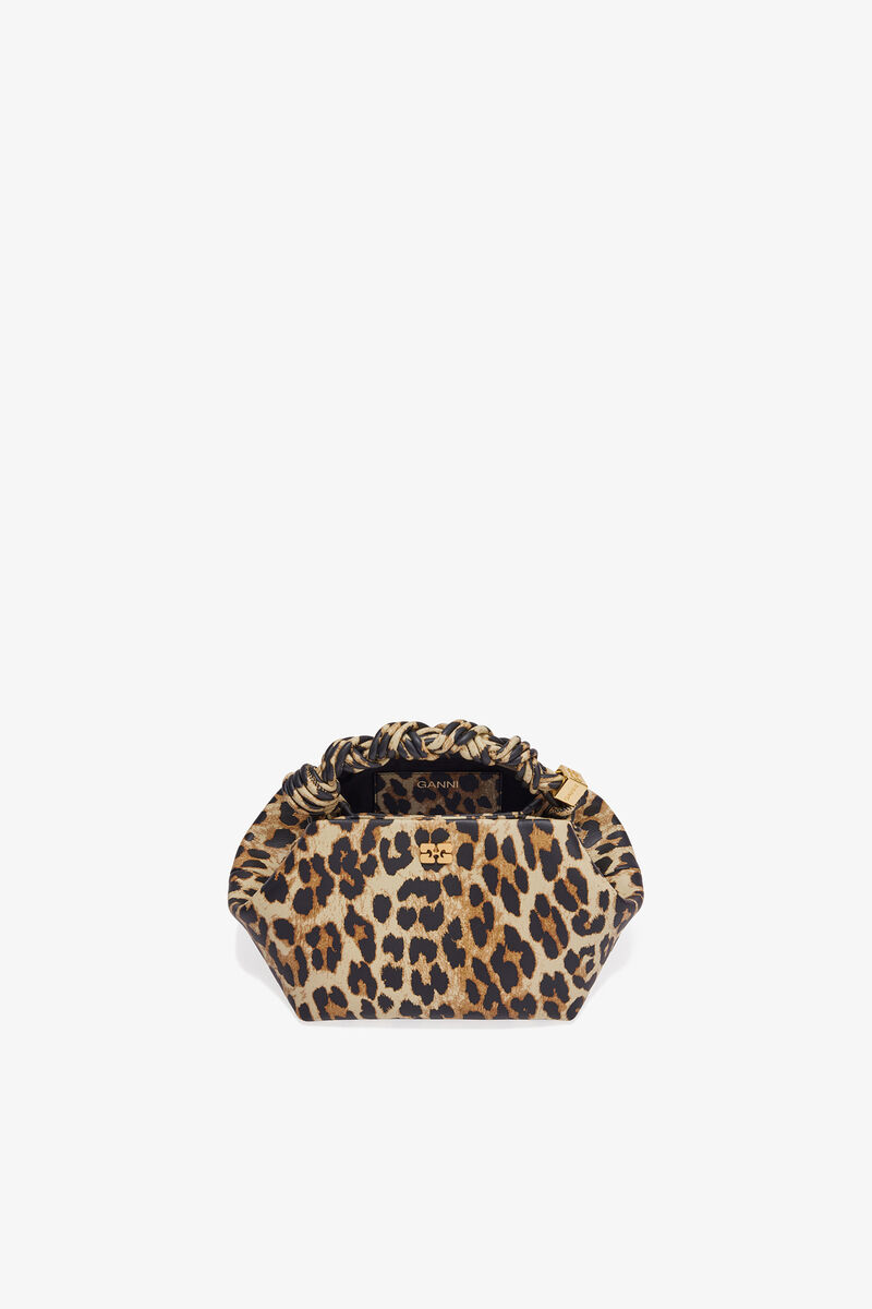Ganni Leopard Small Bou Bag