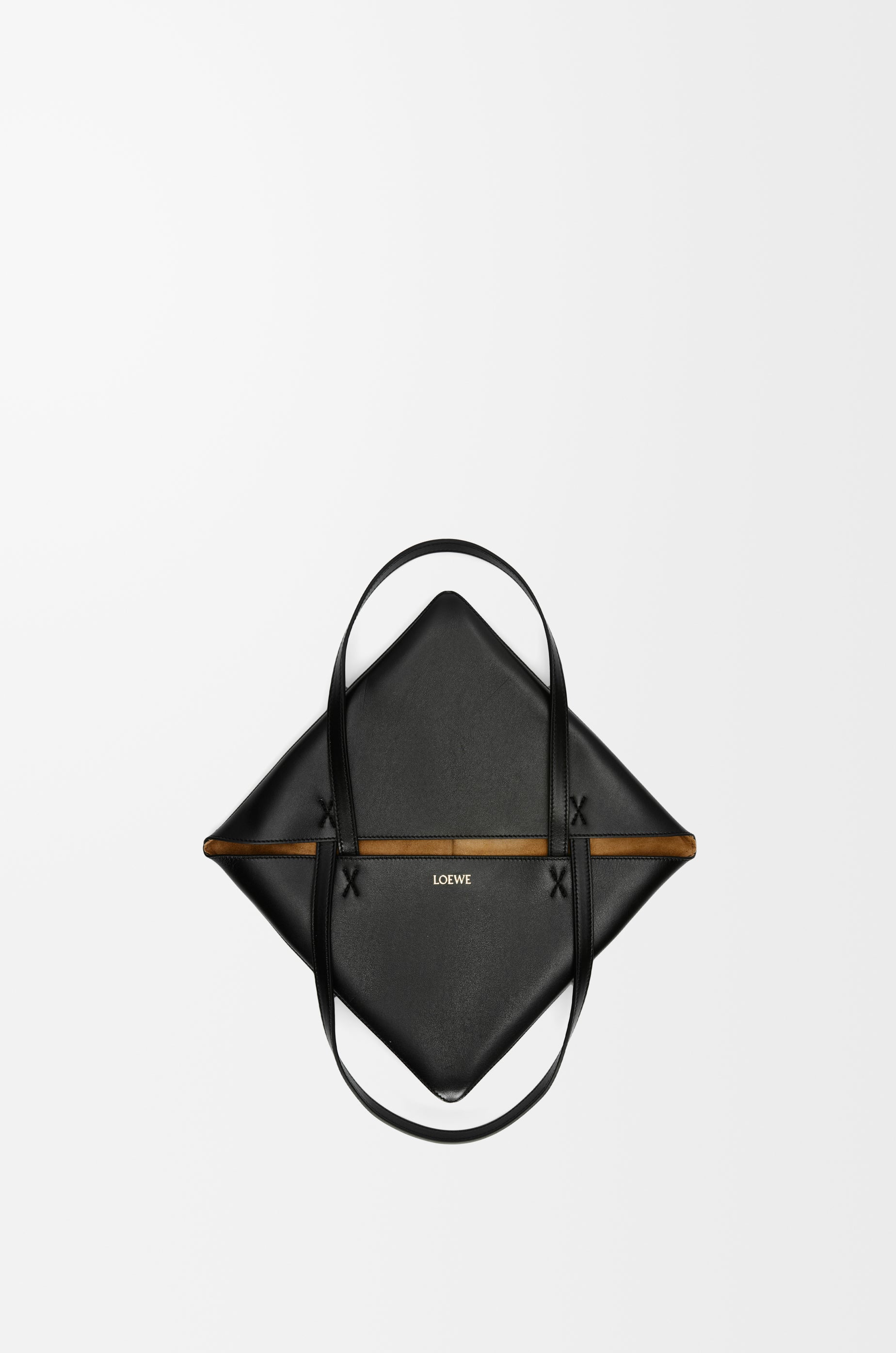 Loewe Medium Puzzle Fold tote in shiny calfskin