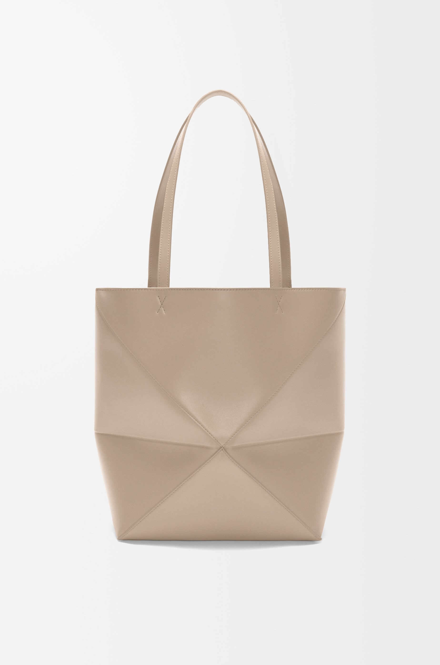Loewe Medium Puzzle Fold tote in shiny calfskin