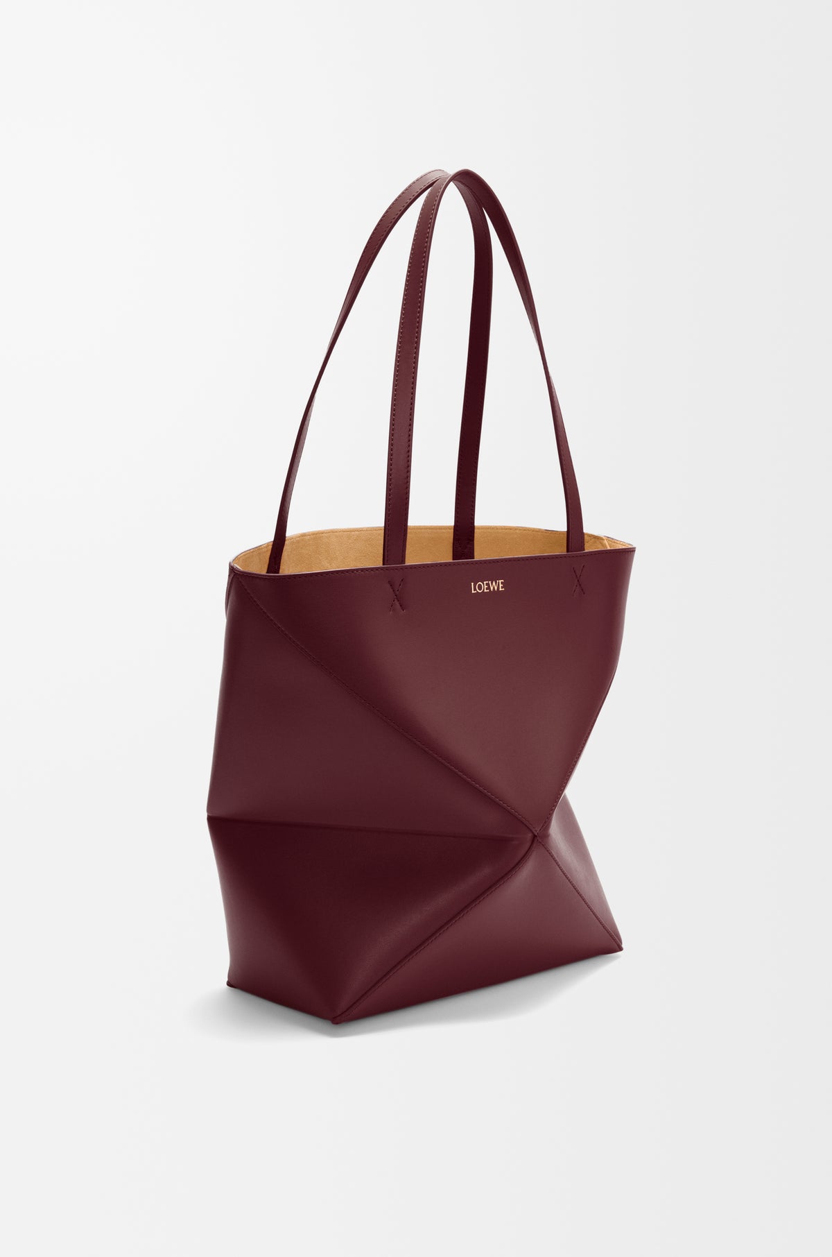 Loewe Medium Puzzle Fold tote in shiny calfskin