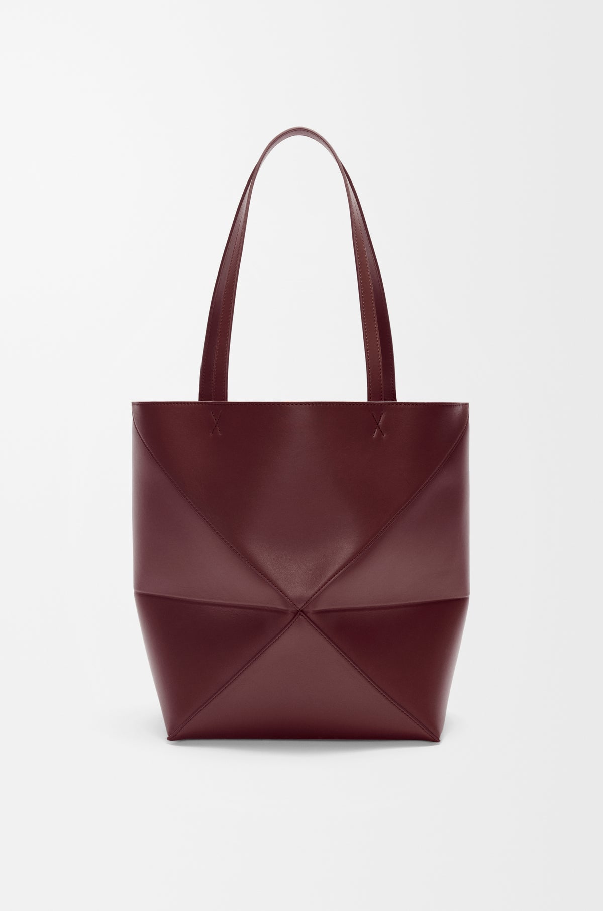 Loewe Medium Puzzle Fold tote in shiny calfskin