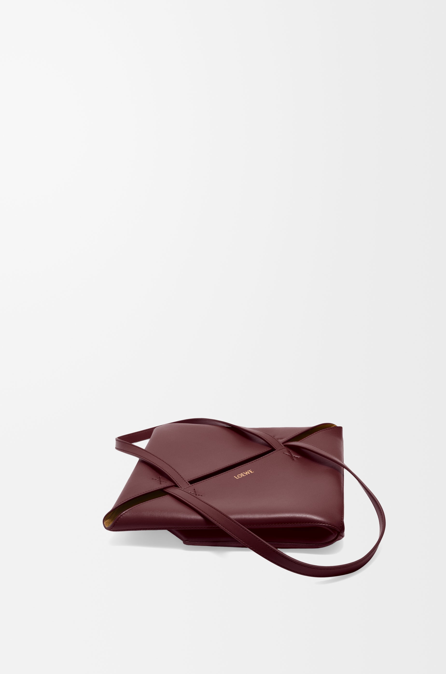 Loewe Medium Puzzle Fold tote in shiny calfskin