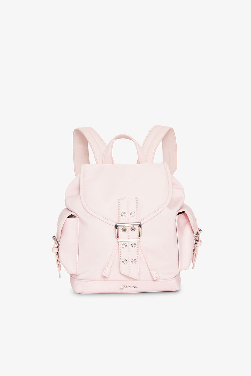 Ganni Chalk Pink Small Bucky Backpack