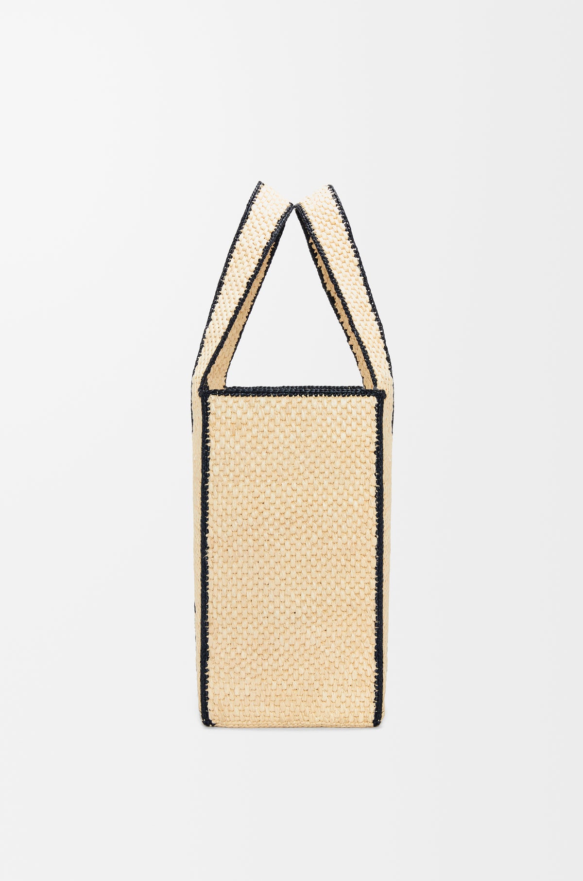 Loewe Large LOEWE Font tote in raffia