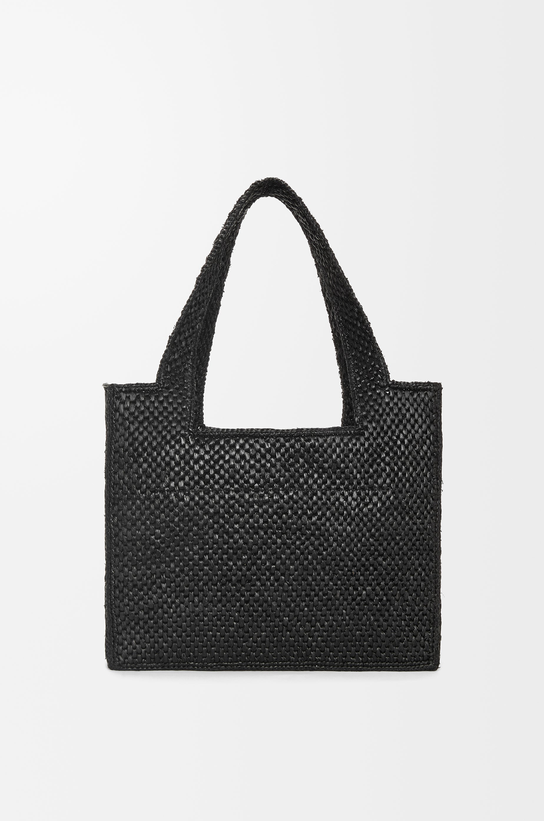 Loewe Medium LOEWE Font tote in raffia