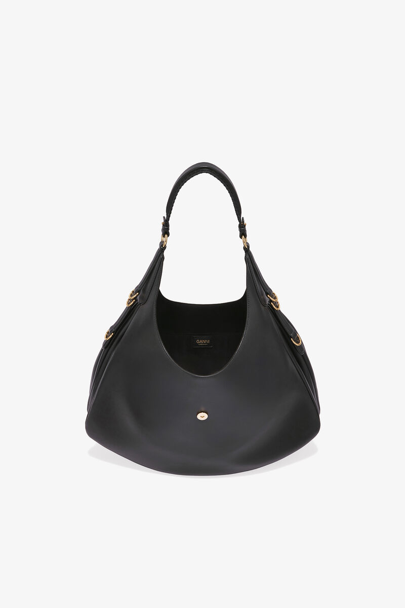 Ganni Black Large Kat Bag