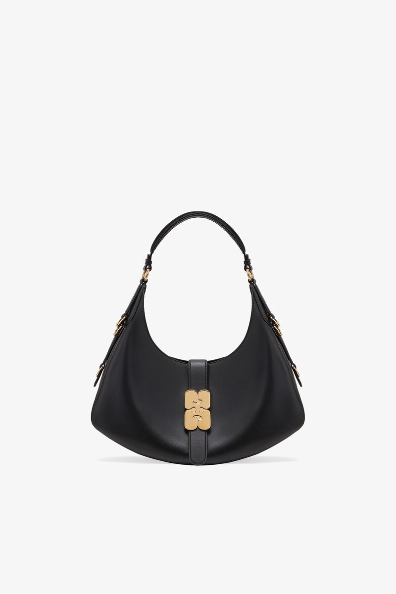 Ganni Black Small Kat Bag