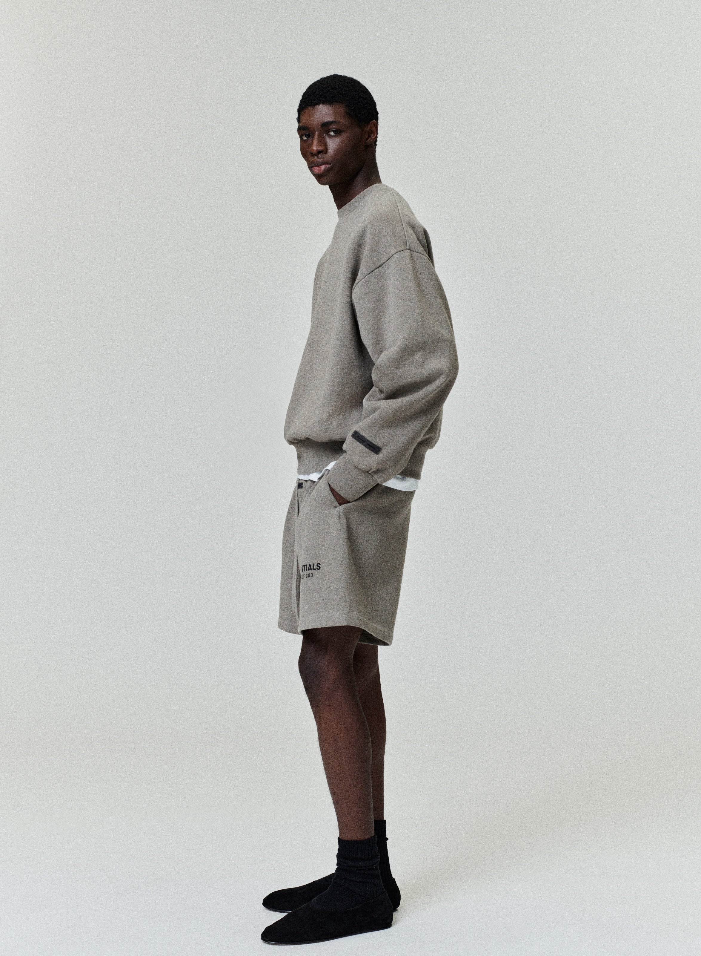 Essentials Classic Sweatshort Homestead Heather