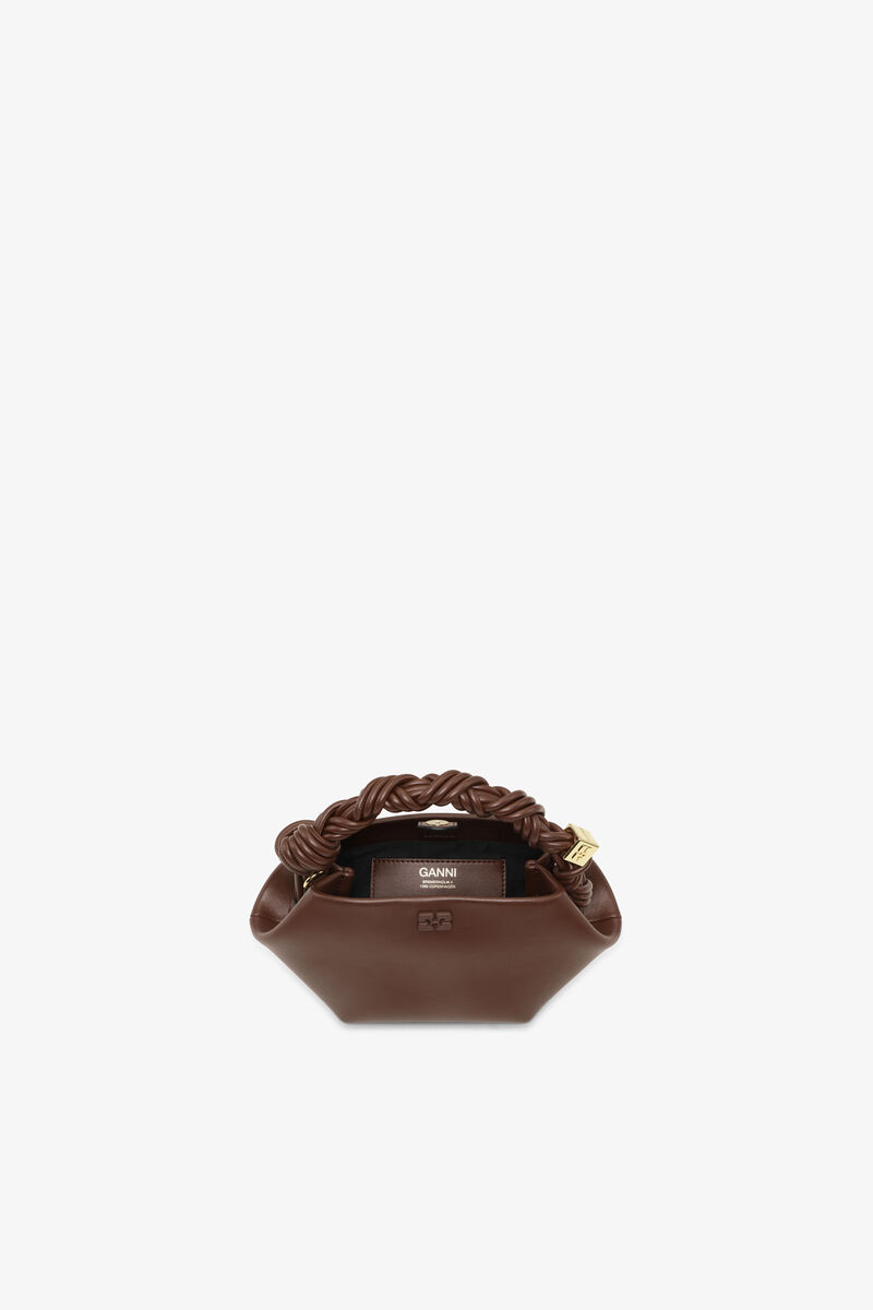 Ganni Chocolate Fondant Brown Mini Bou Bag