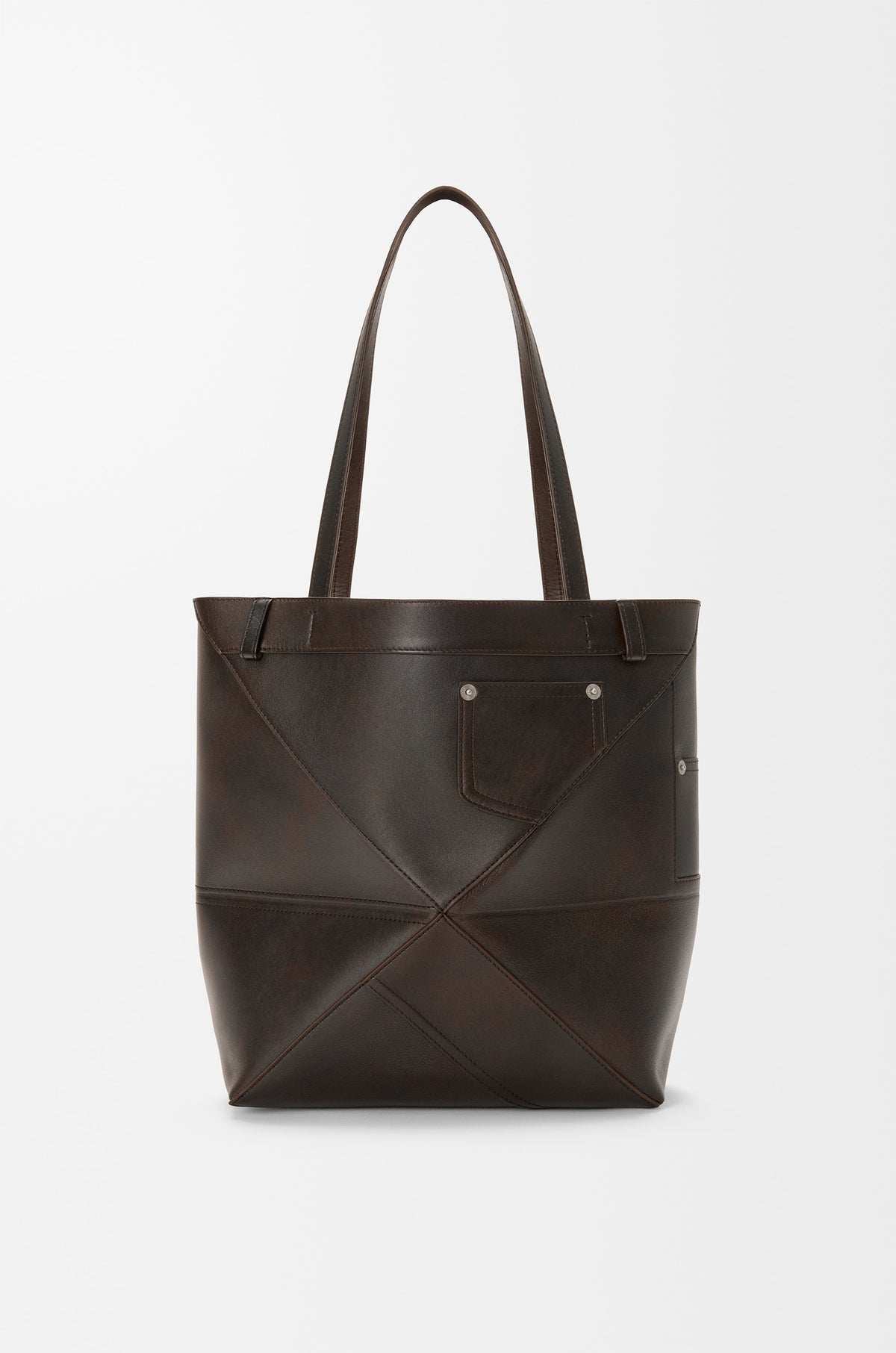 Loewe Panta medium Puzzle Fold tote in shiny calfskin