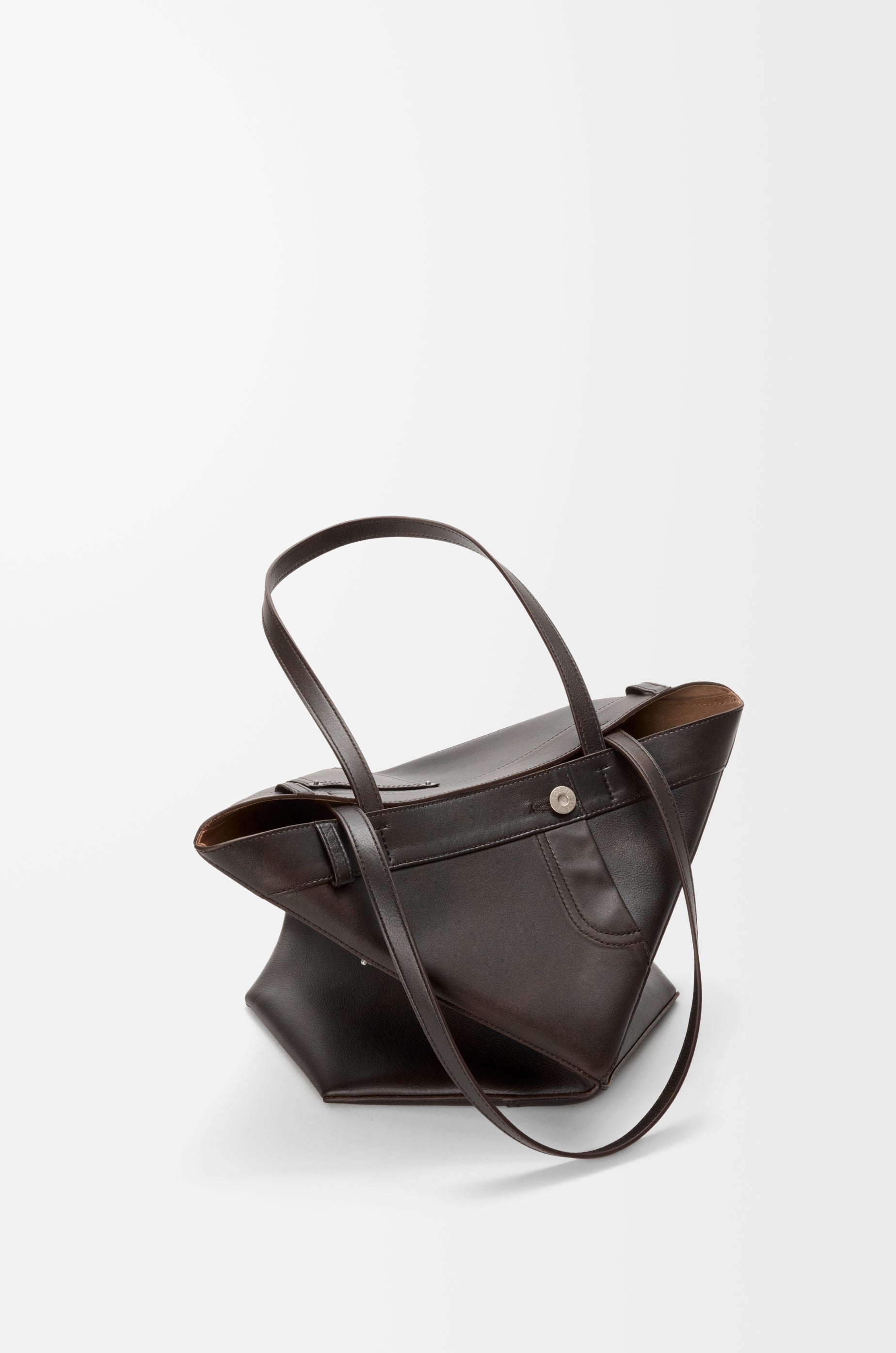 Loewe Panta medium Puzzle Fold tote in shiny calfskin