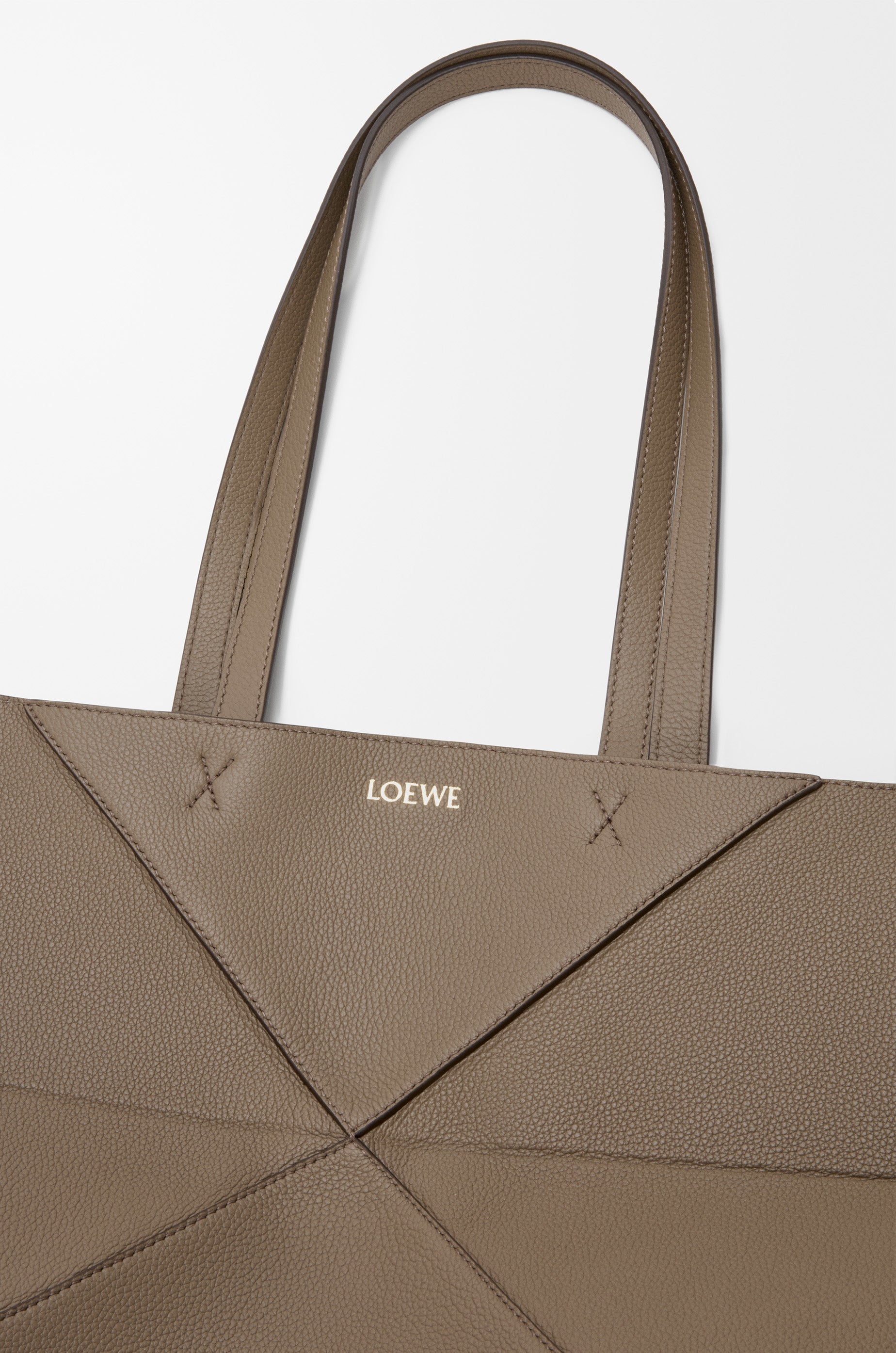 Loewe Medium horizontal Puzzle Fold tote in soft grained calfskin