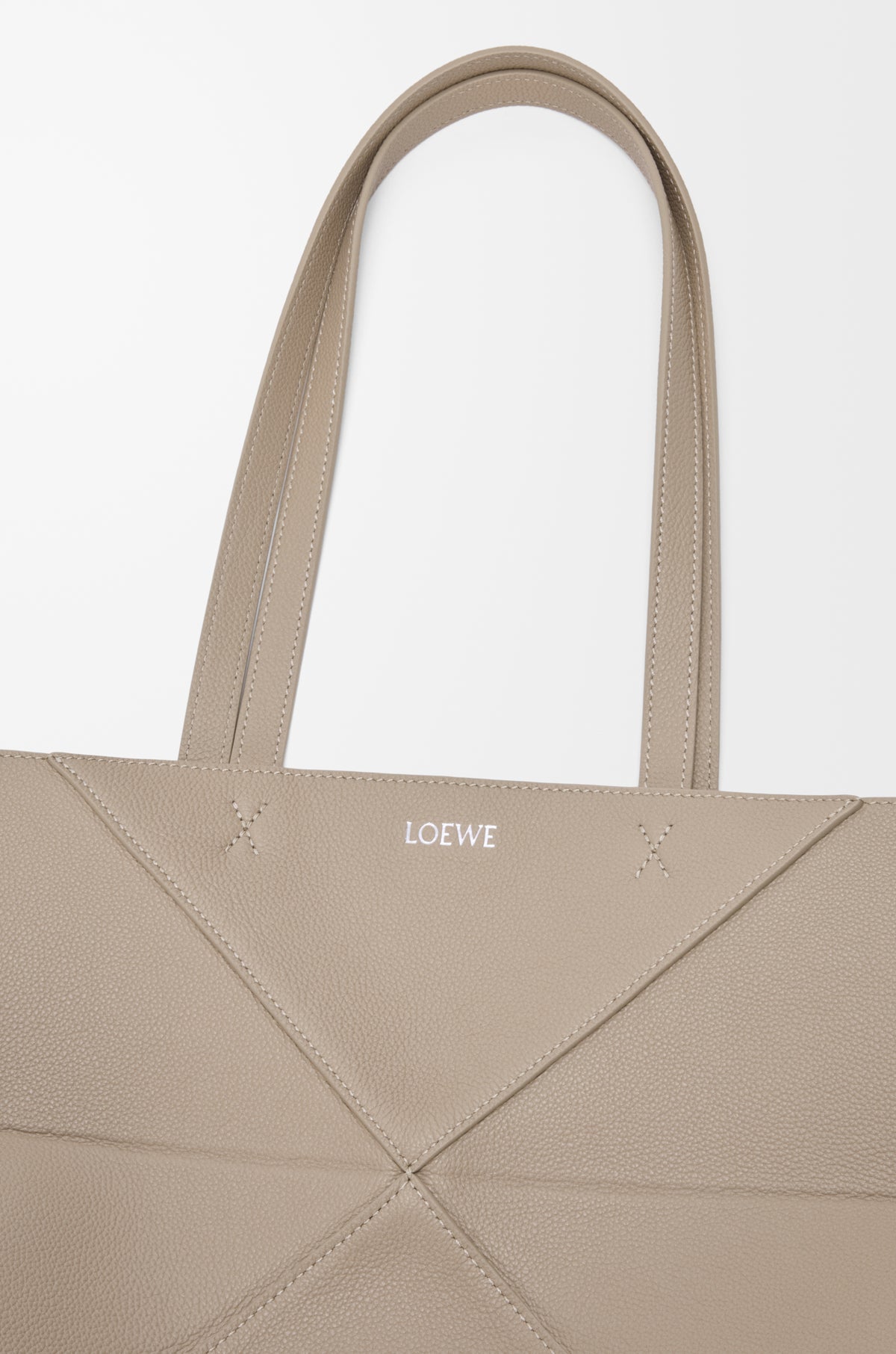 Loewe Medium horizontal Puzzle Fold tote in soft grained calfskin