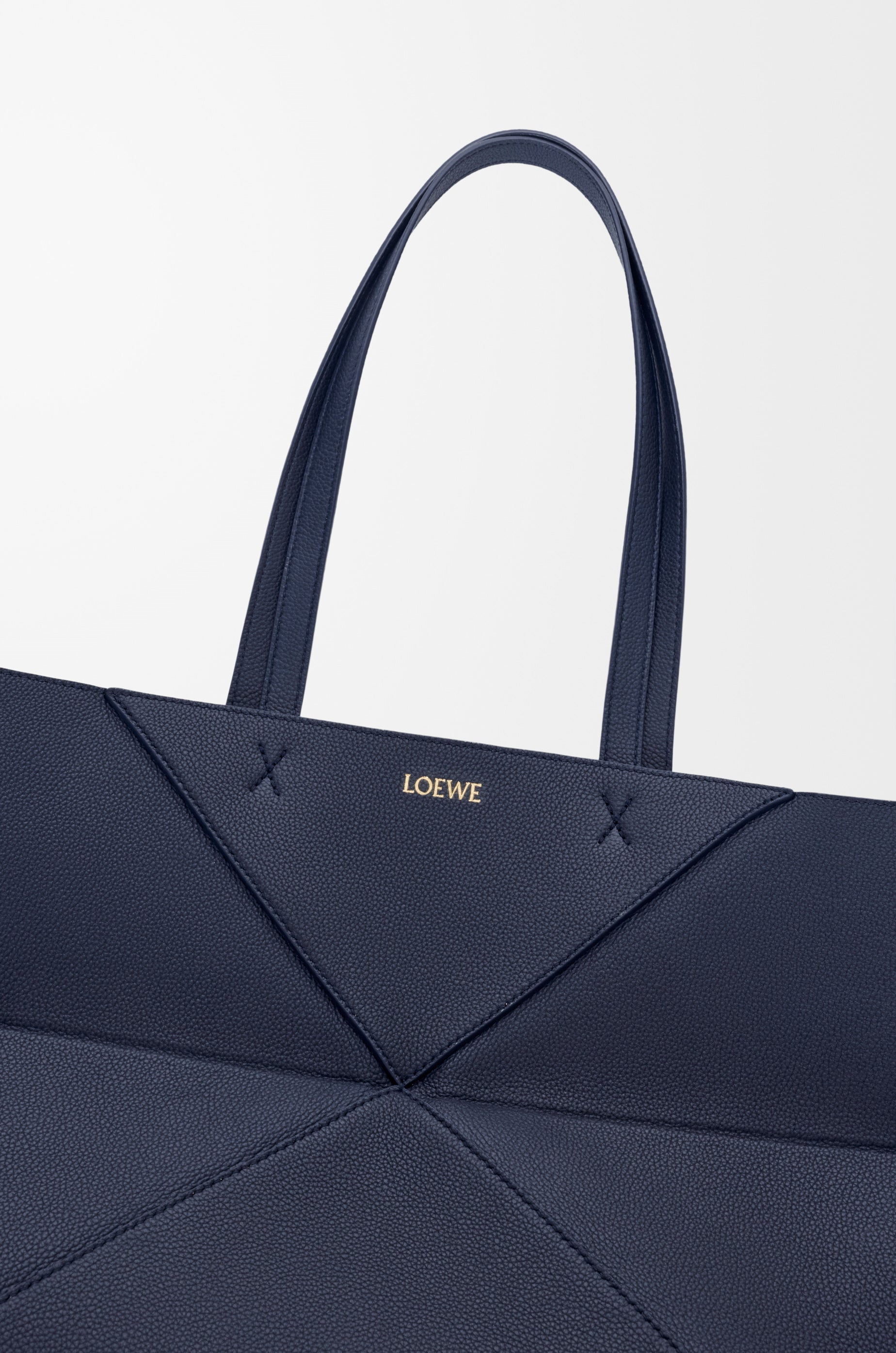 Loewe Medium horizontal Puzzle Fold tote in soft grained calfskin