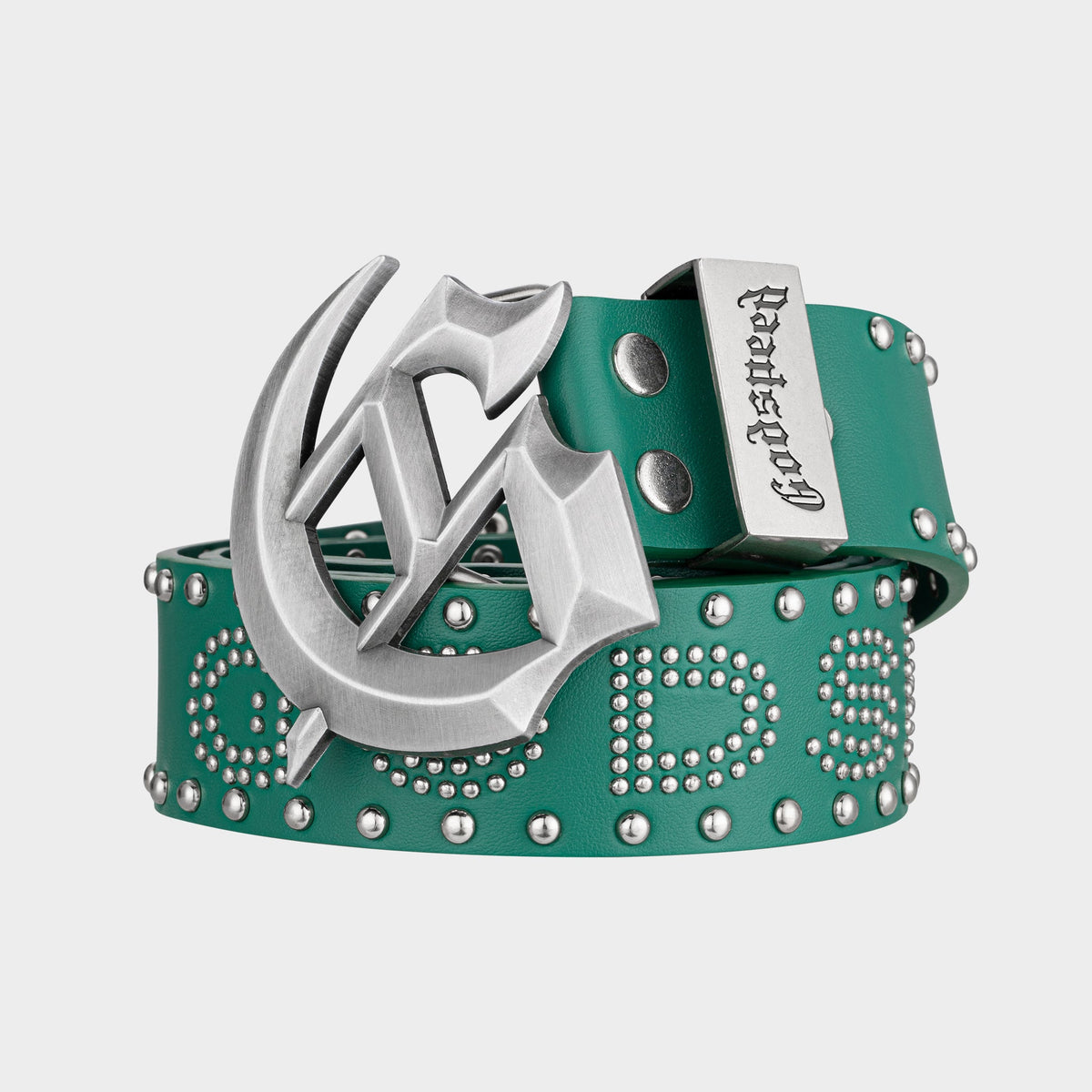 Godspeed Forged GS Studded Belt (Teal)