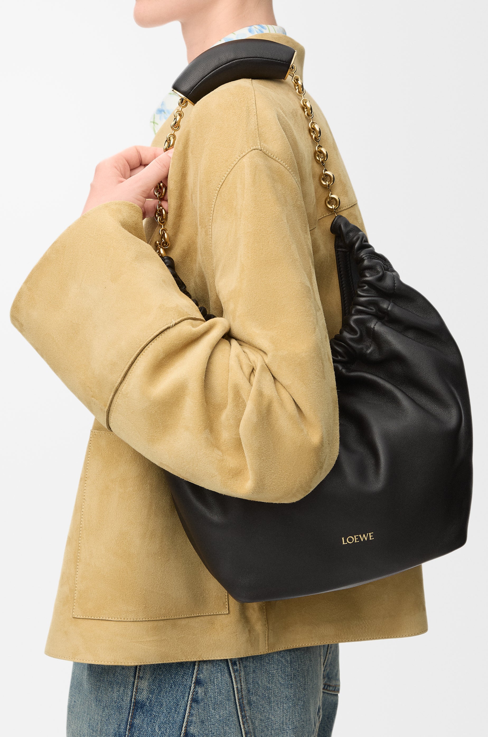 Loewe Small Squeeze bag in mellow nappa lambskin