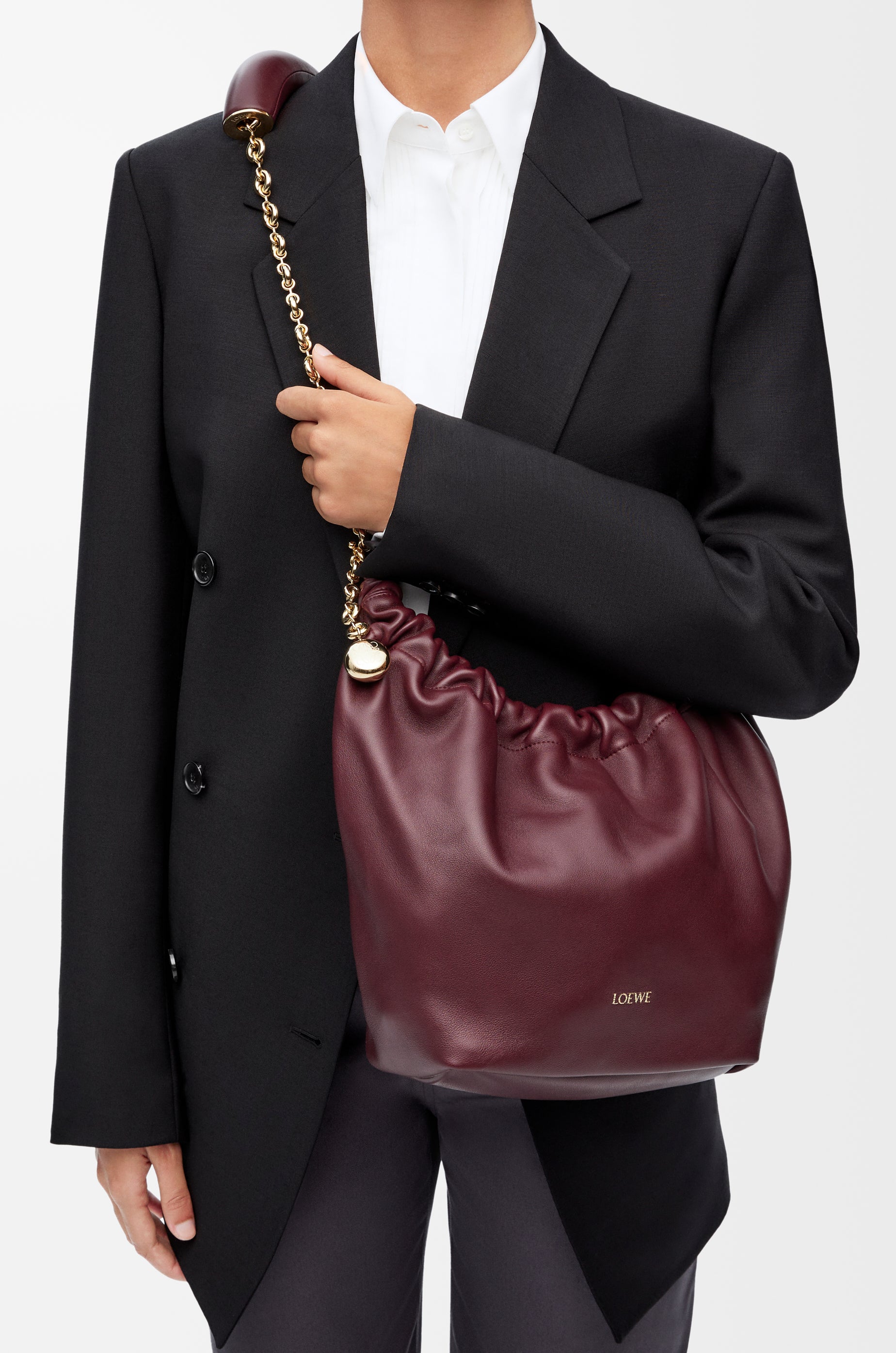 Loewe Small Squeeze bag in mellow nappa lambskin